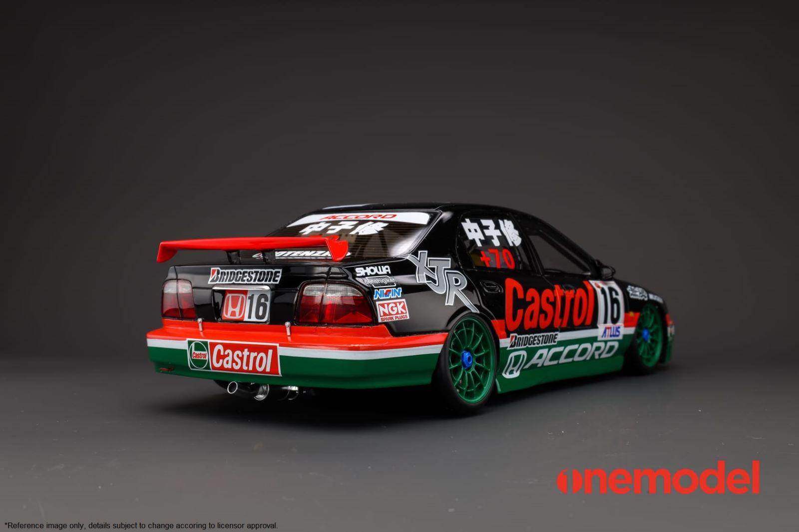 1:18 Scale Honda Accord CD6 JTCC Castrol Version Diecast Model Car - Perfect for Collectors, Racing Fans & Display Shelves