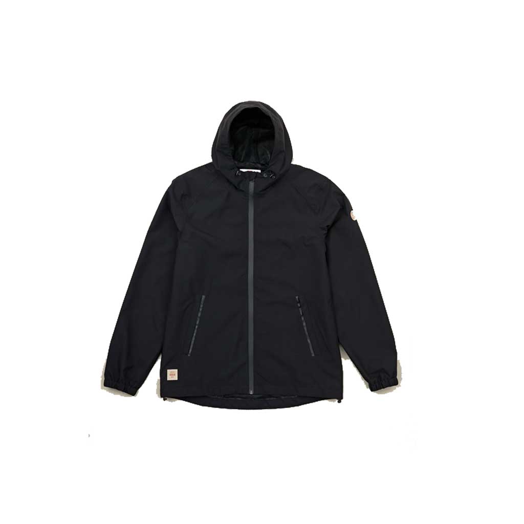 Globe Breaker Waterproof Spray Jacket for Men & Women - Lightweight Windbreaker Raincoat for Outdoor Activities, Hiking & Travel - Black
