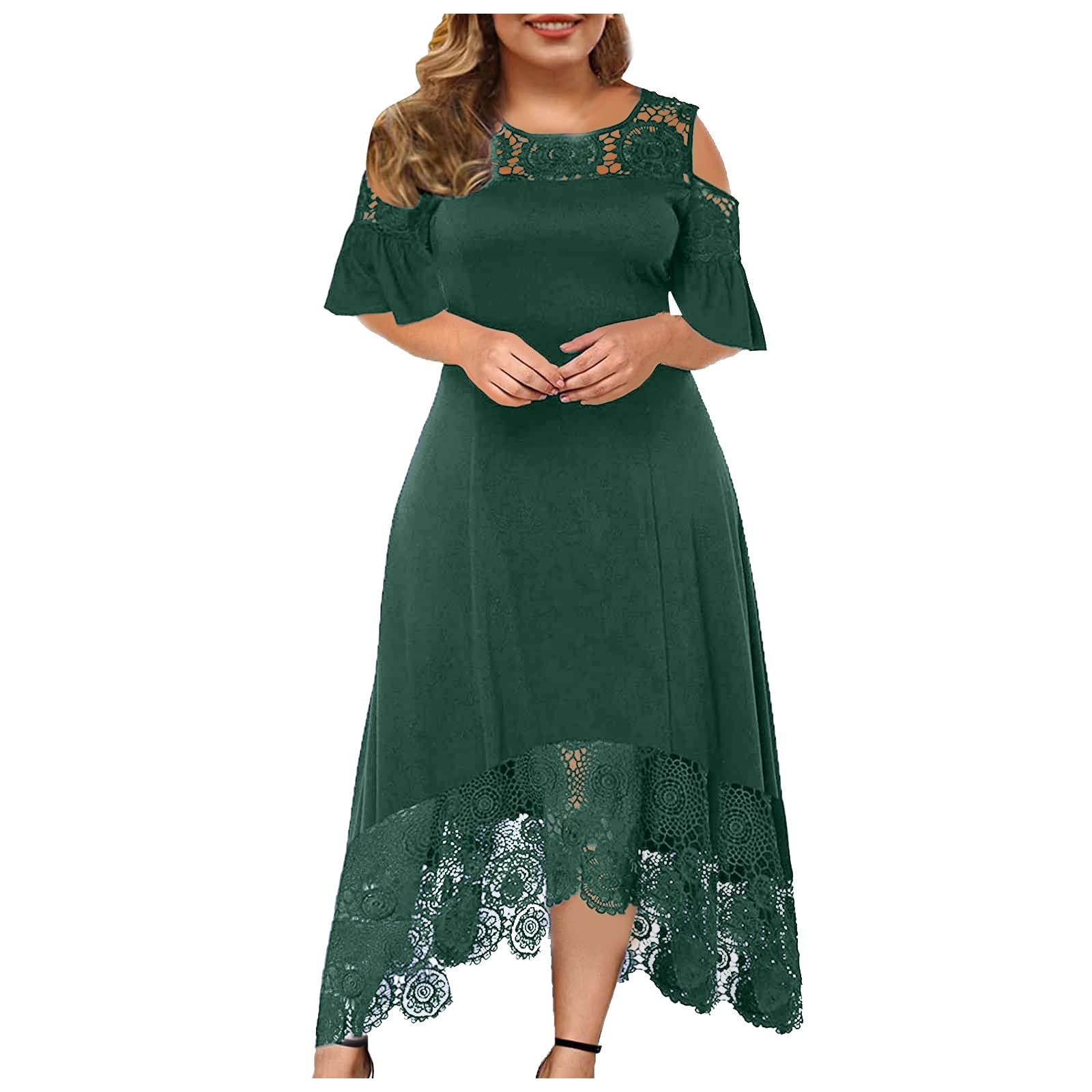 Elegant Lace Ruffle Strapless Sheath Dress for Women - Wedding Guest Cocktail Party Formal Occasion Dress - Perfect for Bridal Shower, Evening Gala & Special Events