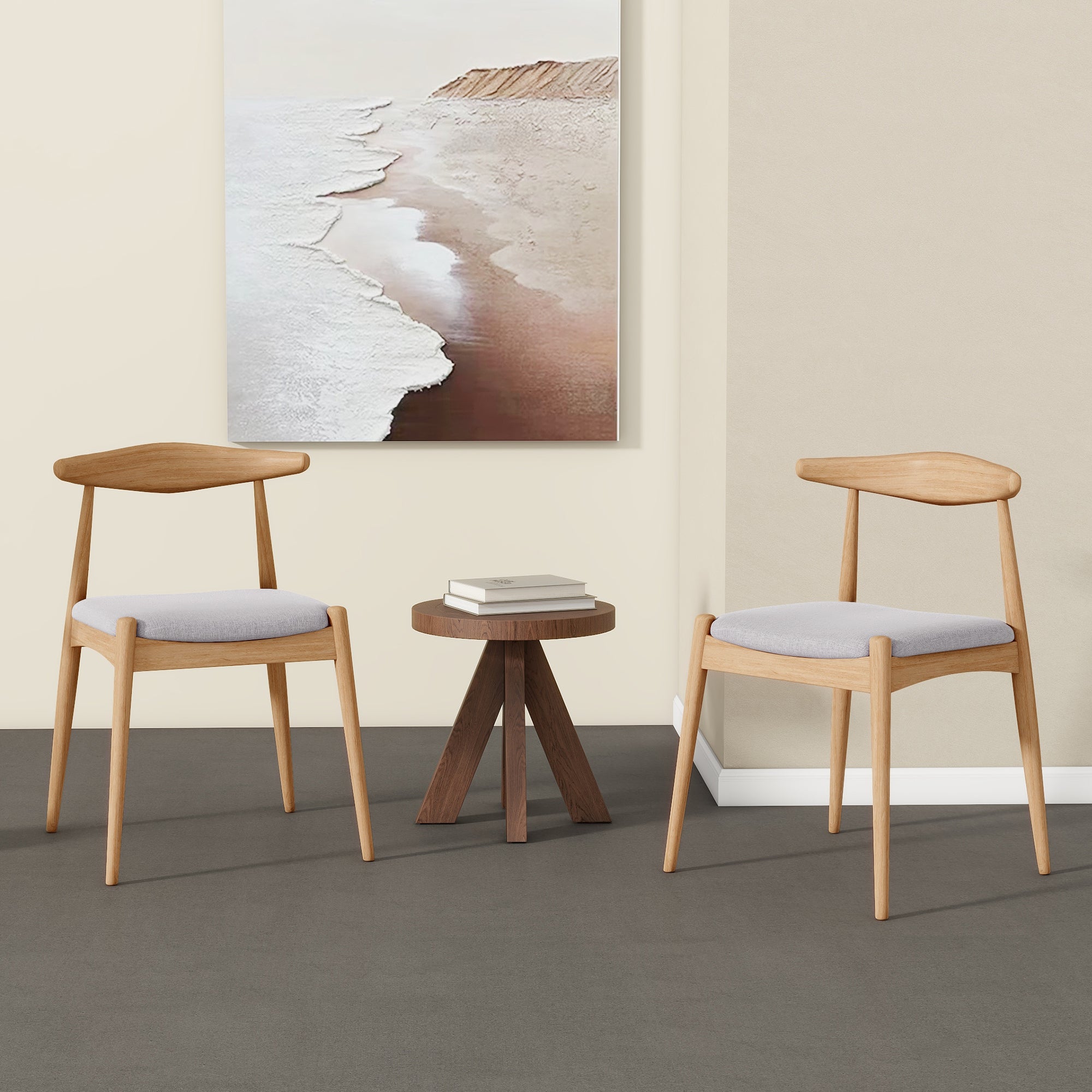 2-Piece Modern Dining Chair Set - Sturdy & Comfortable for Kitchen, Dining Room, or Office - CHAIR (Set of 2)