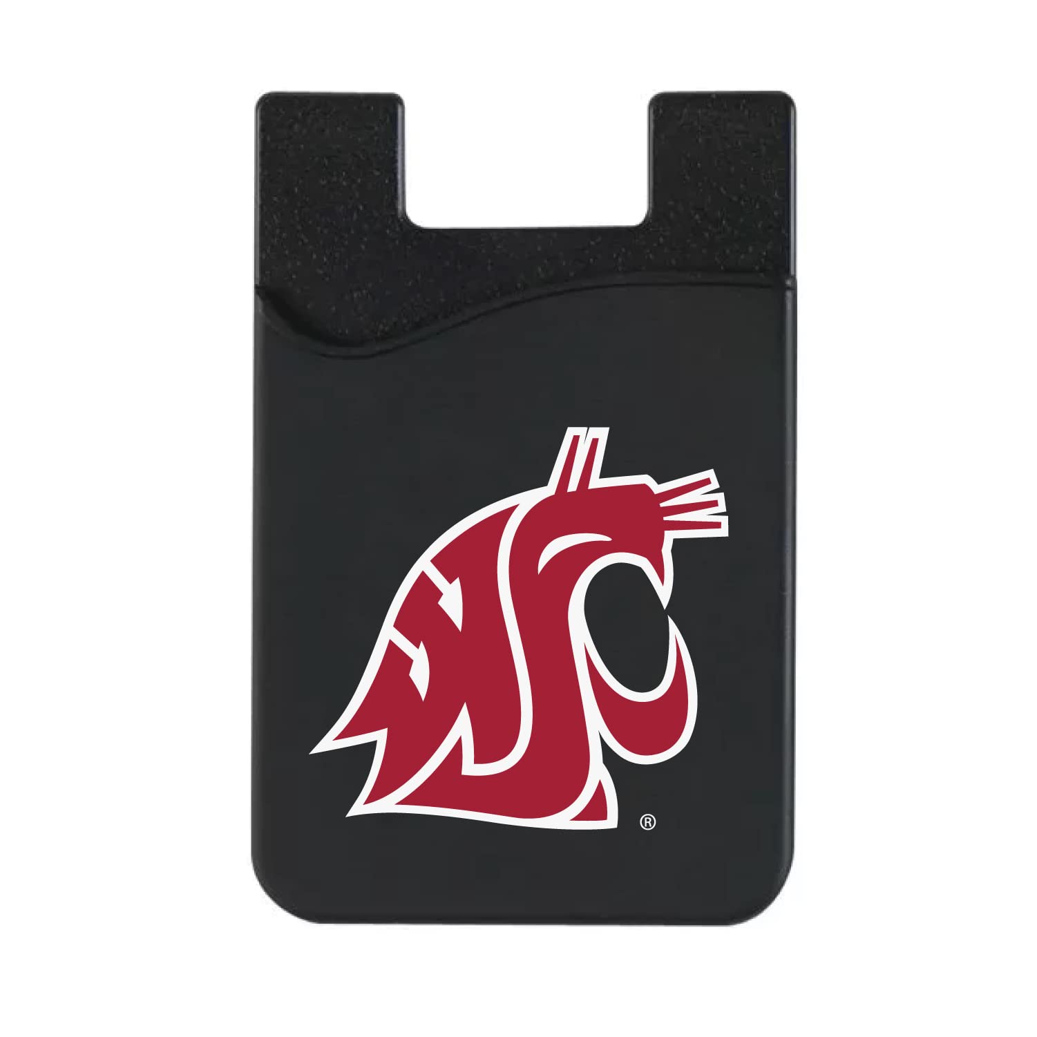 Washington State University Faux Leather Magnetic Phone Wallet Case - Slim RFID Blocking Sleeve for iPhone 15/14/13 Pro Max & Samsung Galaxy - Perfect for Campus ID, Credit Cards & Everyday Carry (Black)