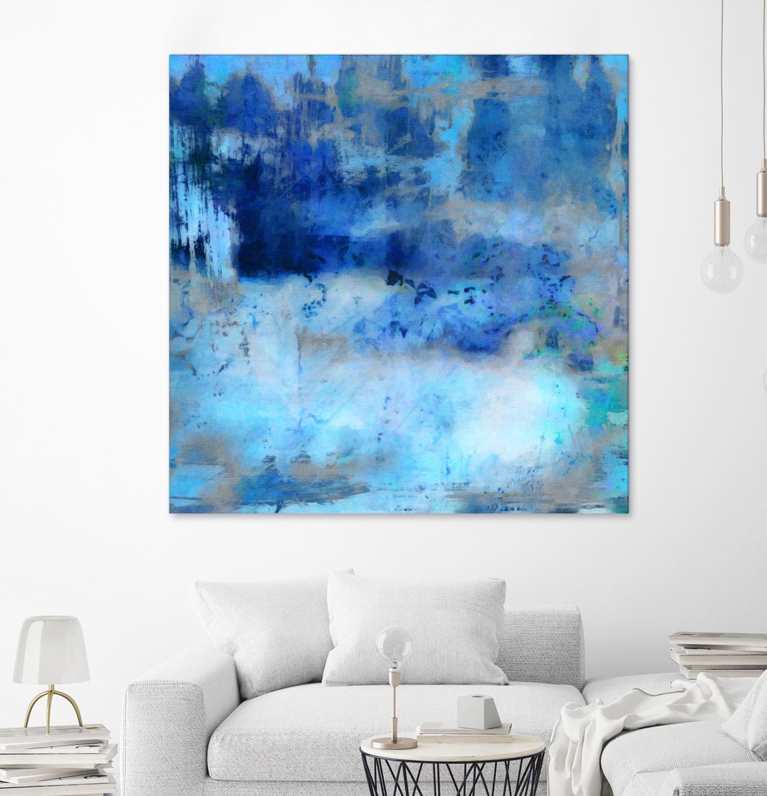 Blue Skies Ahead - Inspirational Wall Art Decor for Home & Office | Perfect for Living Room, Bedroom, or Workspace Motivation