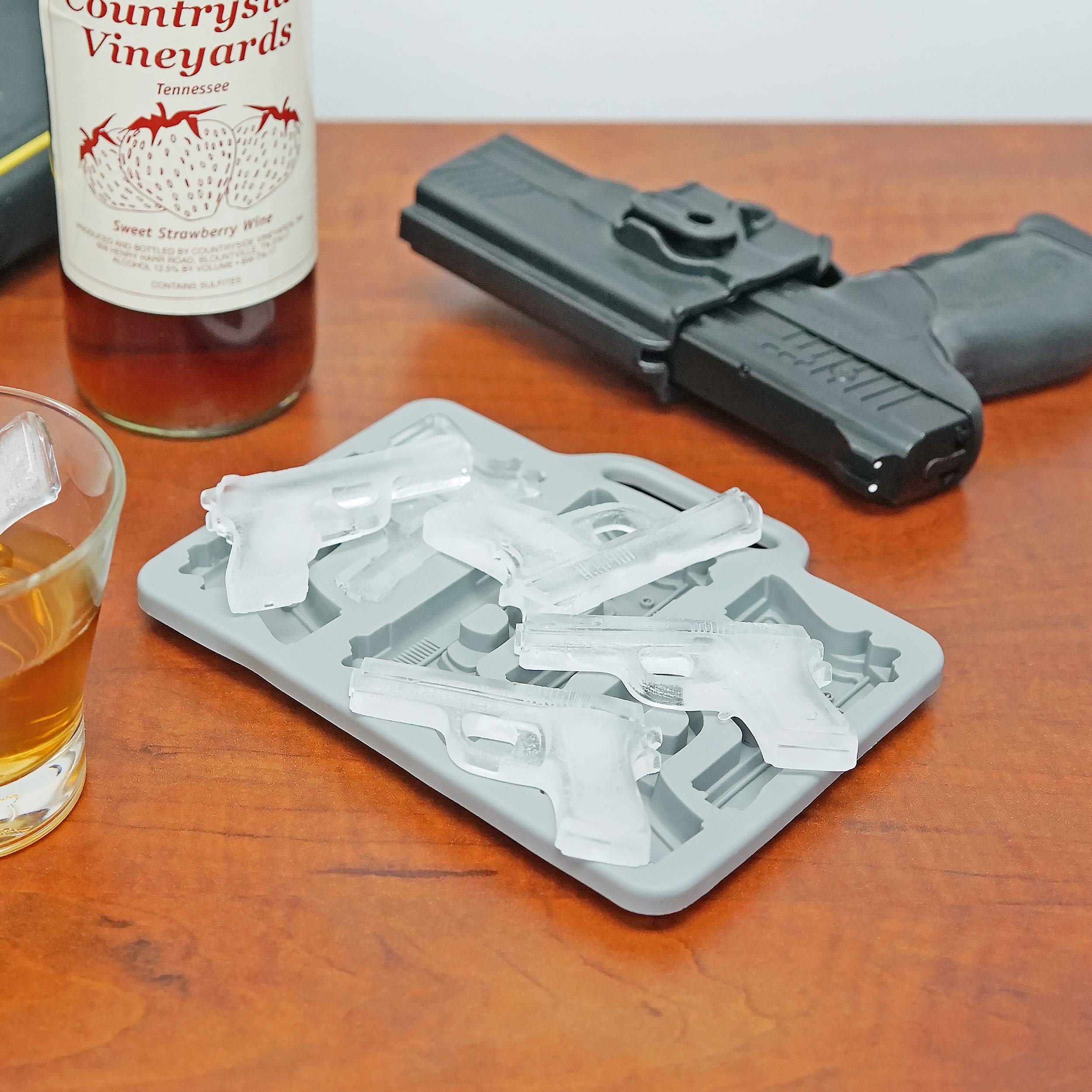 Stick 'Em Up! Silicone Ice Cube Tray - Fun Novelty Ice Mold for Cocktails, Drinks & Parties - Southern Homewares