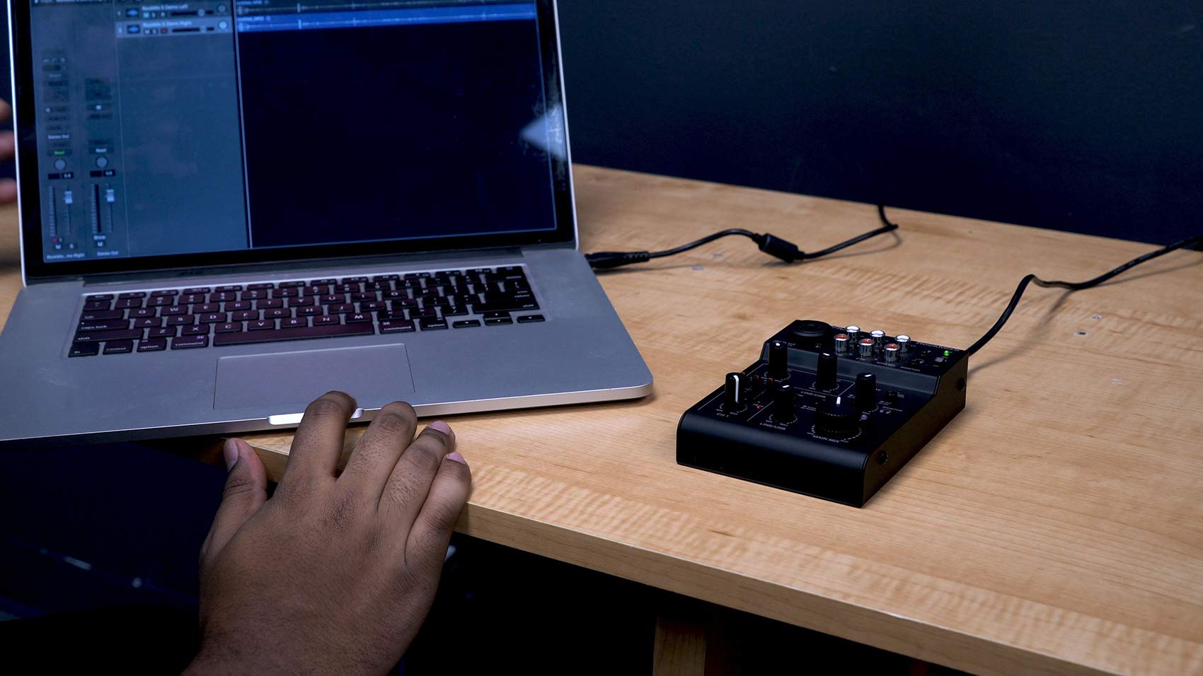 Rockville RockMix 5 Channel Professional Audio Mixer with USB Interface, Bluetooth, Echo & EQ - Perfect for Live Performances, Studio Recording & DJ Mixing