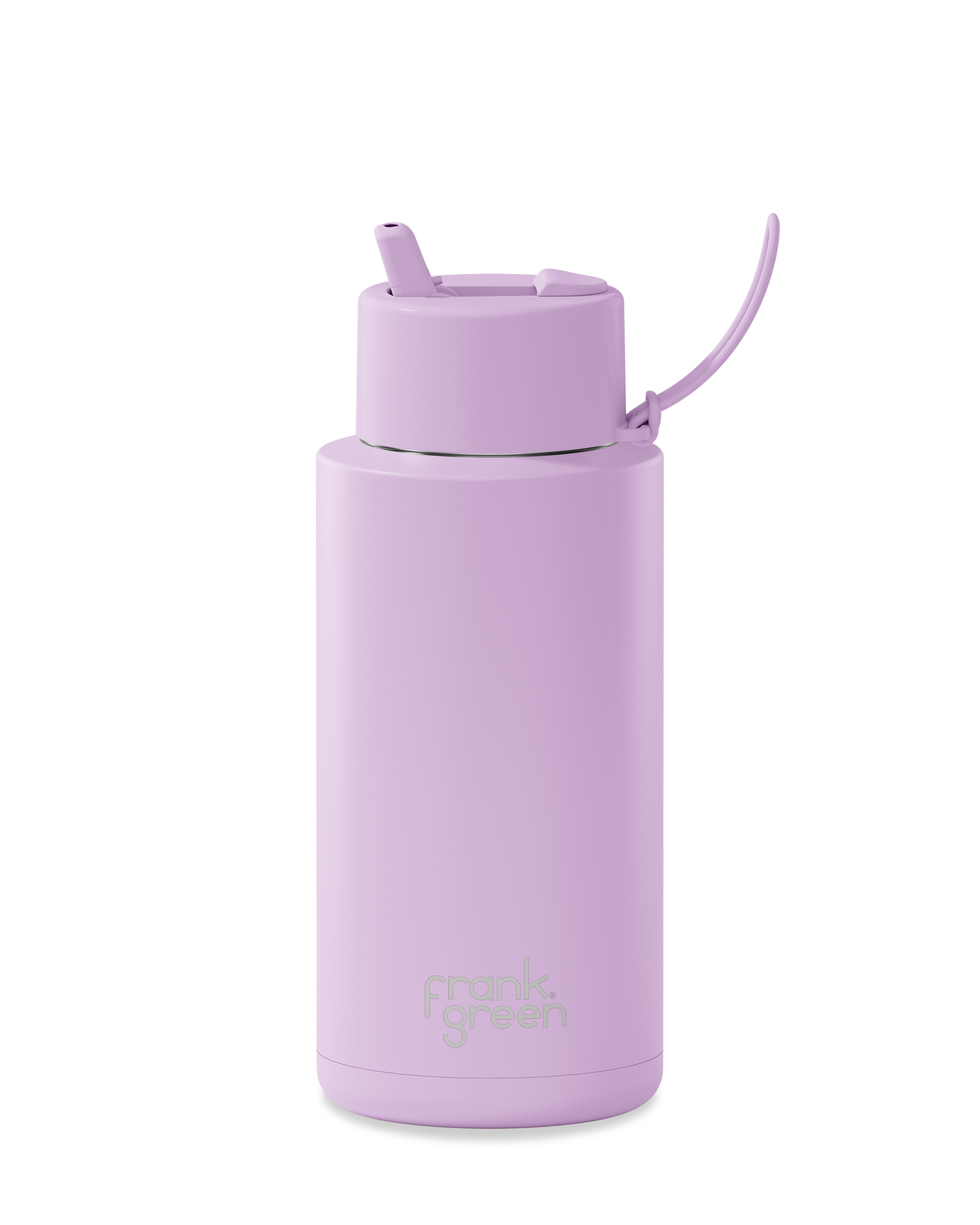Eco-Friendly Ceramic Reusable Water Bottle 34oz (1000ml) - Insulated Lilac Haze Design for Hot & Cold Drinks | Perfect for Gym, Office, Hiking & Travel