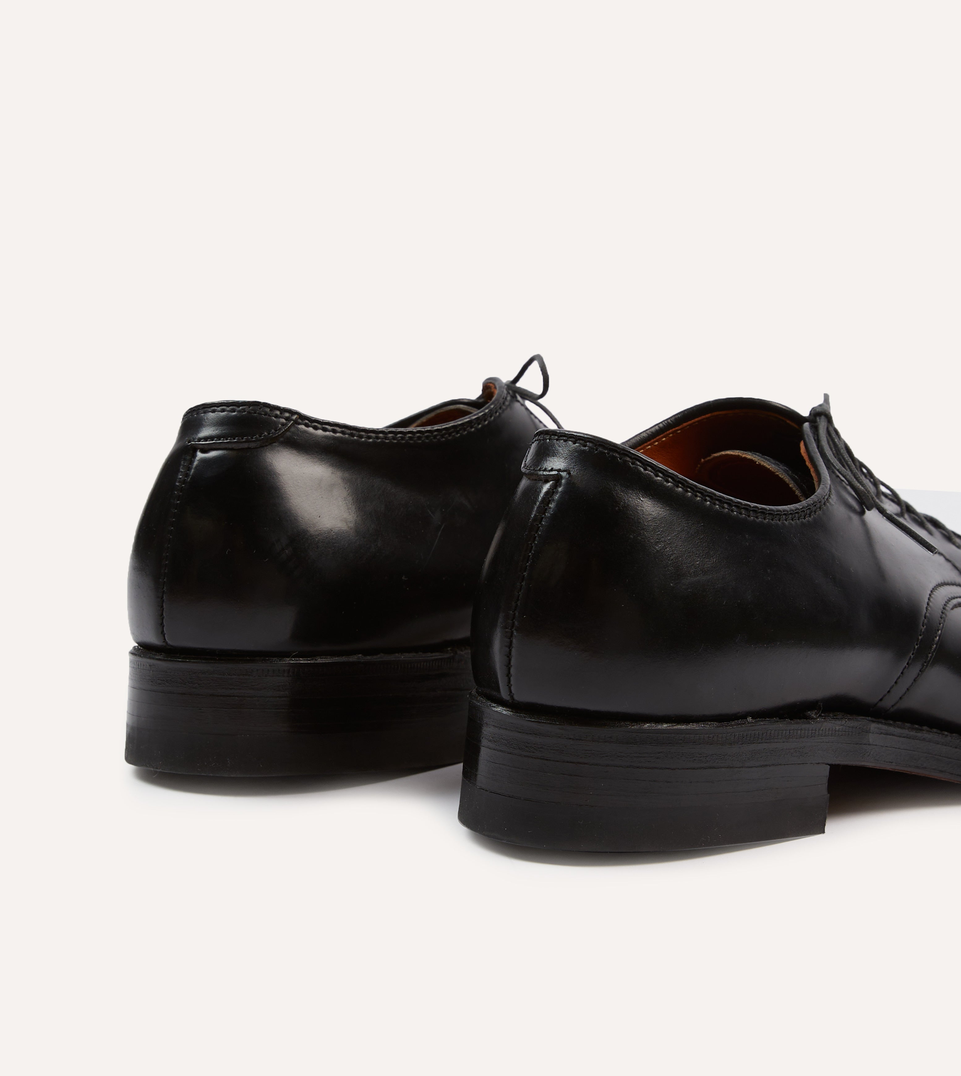 Alden Black Cordovan Algonquin Blucher - Premium Men's Dress Shoes for Business & Formal Occasions