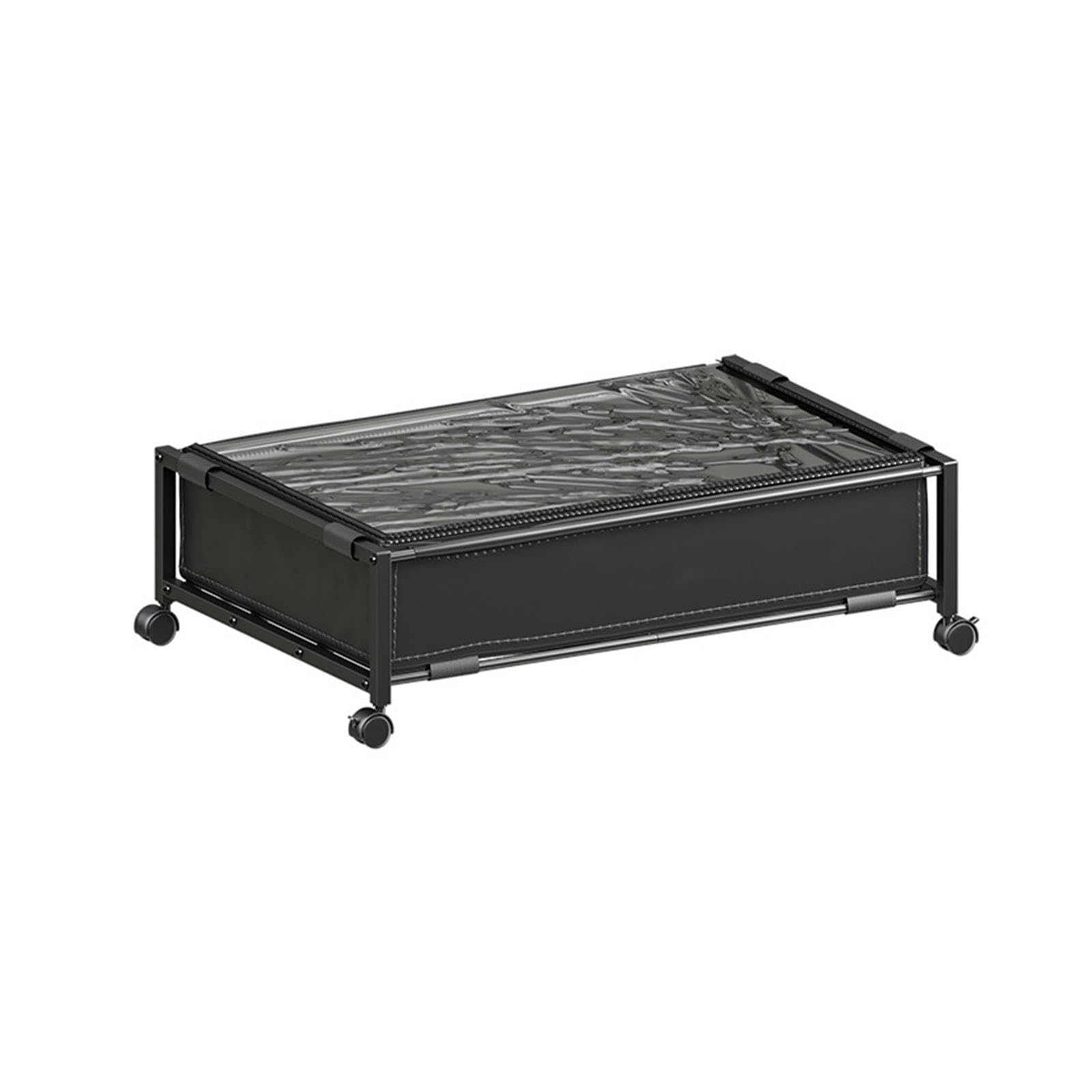 Under Bed Storage Organizer - Rolling Storage Drawer with Wheels for Blankets, Clothes & Seasonal Items | Space Saving Bedroom Storage Solution for Dorm, Apartment & Guest Rooms | Multipurpose Underbed Storage Bin for Home Organization