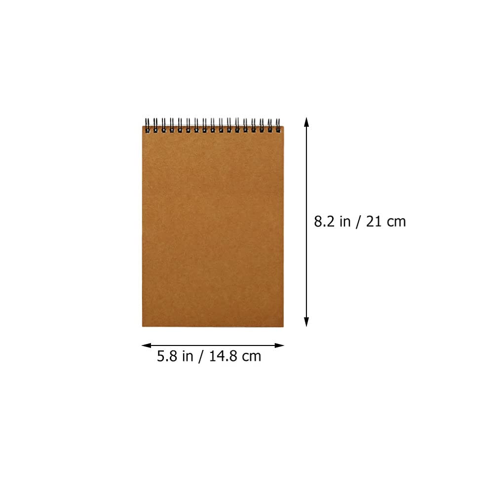 2-Pack A5 Spiral Sketchbook - Travel Notepad for Writing, Drawing & Graffiti | Durable Coil Bound Notebook with Premium Sketching Paper | Perfect for Artists, Students & Journaling On-The-Go