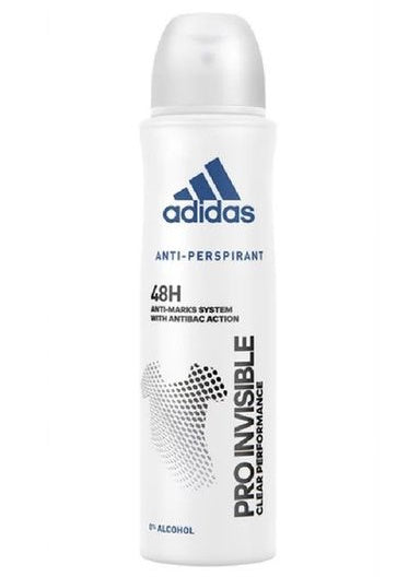Adidas Women's Invisible Pro Deodorant - Long-Lasting Protection for Active Lifestyles | Gym, Workout & Everyday Freshness