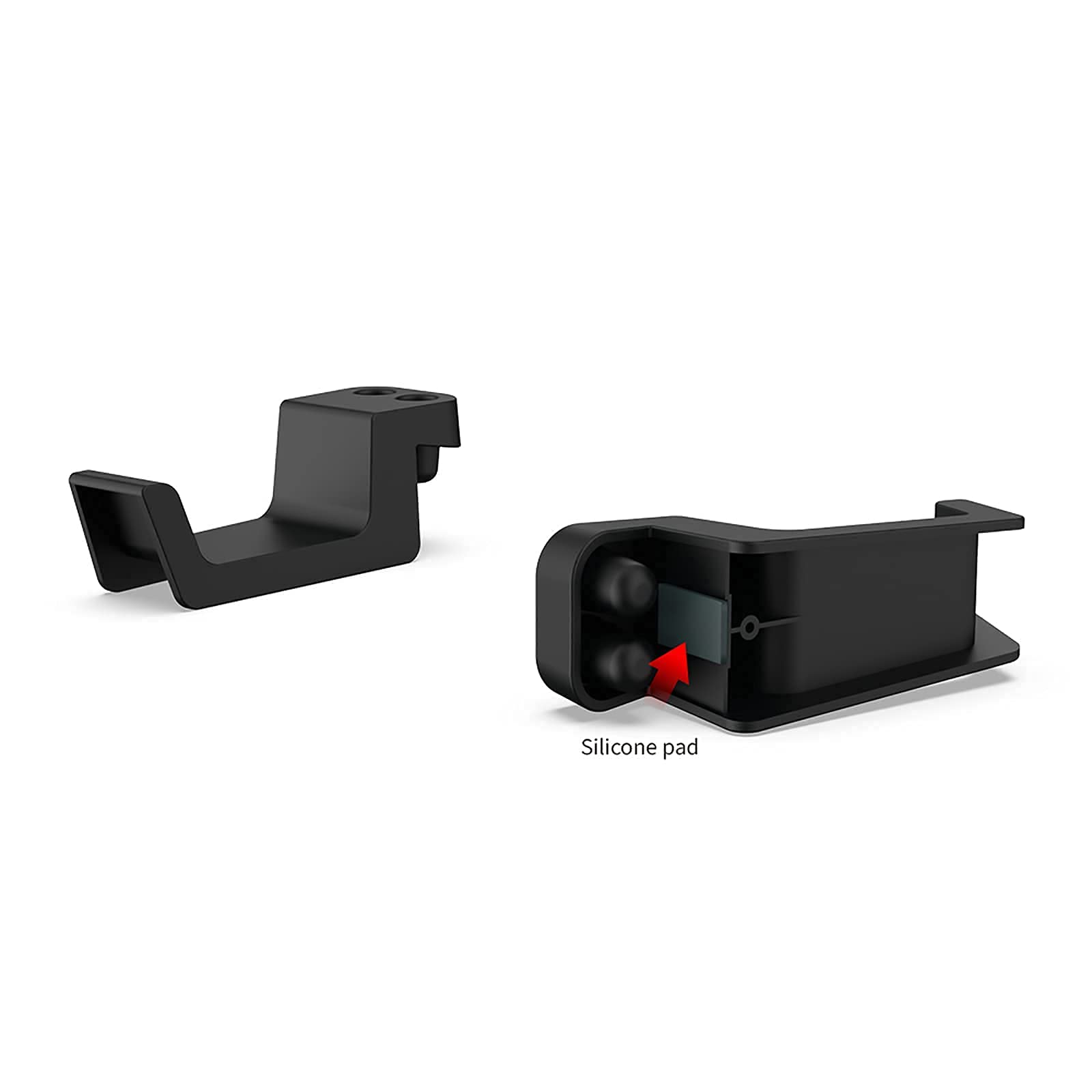ECHZOVE Headphone Stand for Xbox Series X | Space-Saving Headset Holder with Non-Slip Clips | Matching Console Accessory (Black) | Perfect for Gaming Setup & Desk Organization