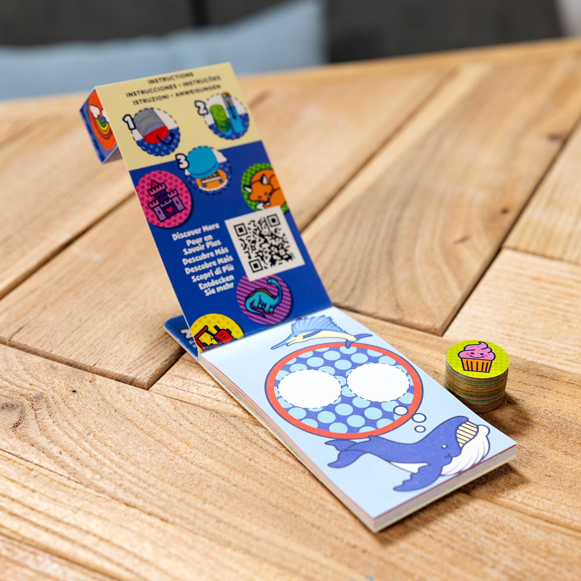 Sticker WOW!® Mini Activity Pad with 200+ Refill Stickers - Fun Surprise Pack for Kids | Creative Play, Scrapbooking & Party Favors