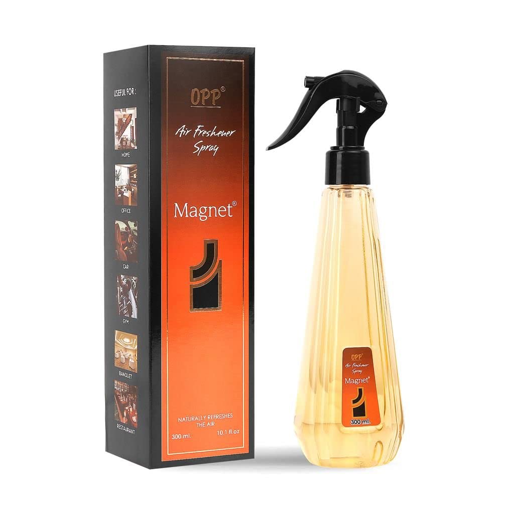 OPP Magnet Apparel Perfume - Long Lasting Eau de Parfume (300ML) | Magnetic Air Freshener for Closet, Car & Home | Fresh Scent for Clothes & Small Spaces