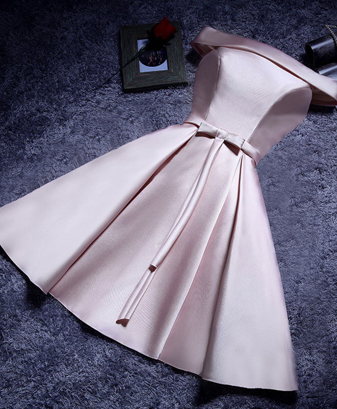 Elegant A-Line Satin Short Prom Dresses for Women - Formal Bridesmaid Dresses for Weddings & Special Occasions - Perfect for Homecoming, Cocktail Parties & Evening Events