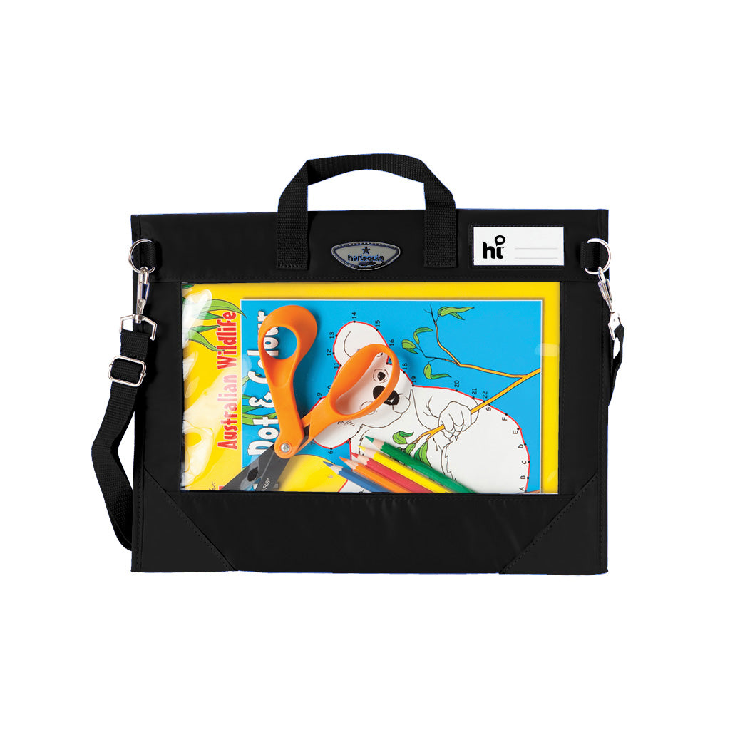 Window Library Bag - Durable & Stylish Book Tote for School, Work & Travel - Perfect for Students, Teachers & Book Lovers