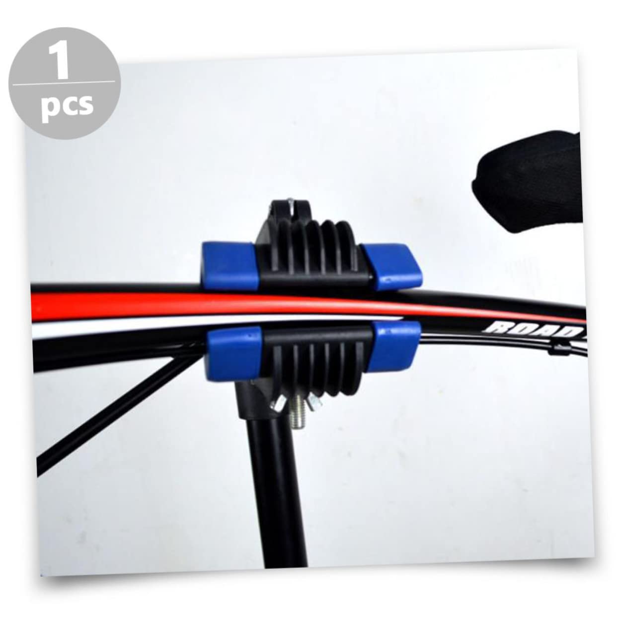 Adjustable Mountain Bike Rack - Heavy Duty Bike Storage Holder with Rubber Pads for Home & Office - Perfect for Garage, Apartment, or Workplace Organization