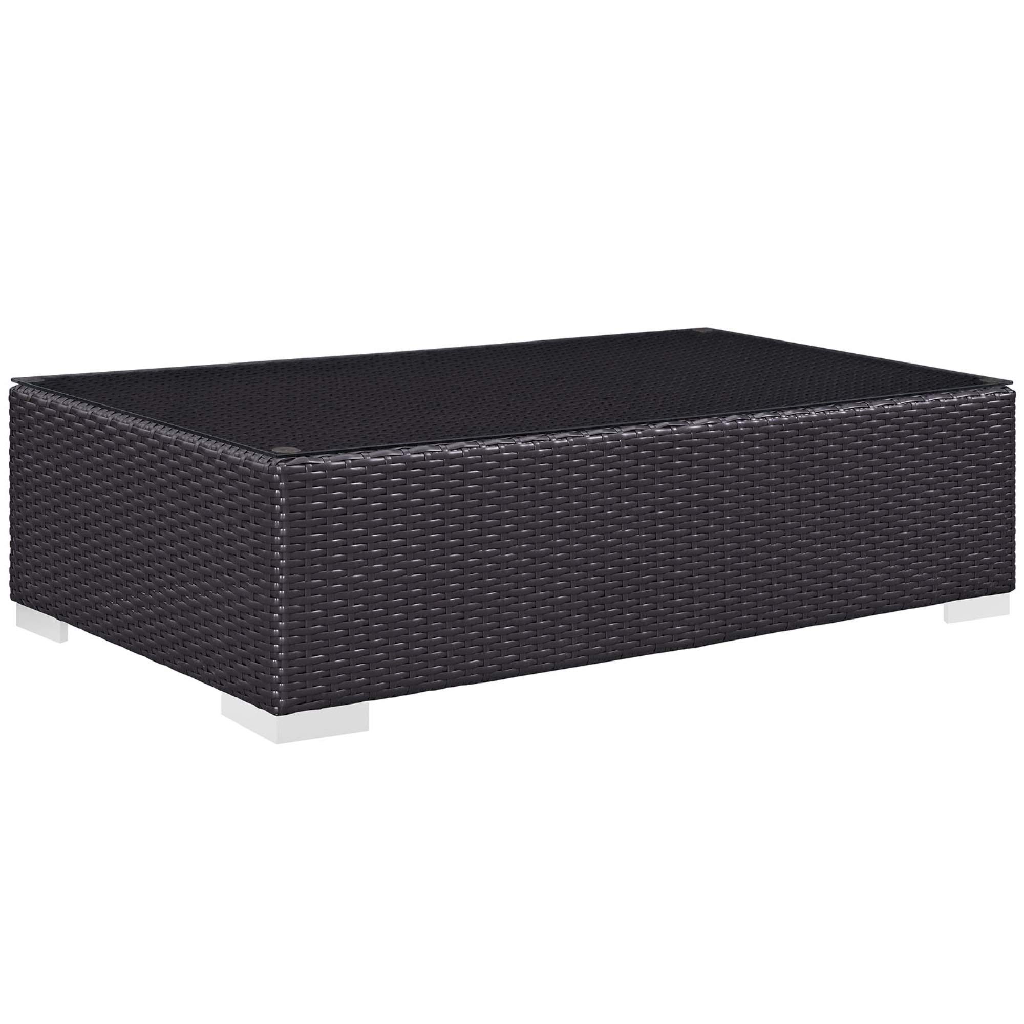 Ergode Convene Outdoor Sectional Sofa Set - Durable Rattan Weave & Weather-Resistant Cushions - Adjustable Modular Design for Patio, Backyard, Poolside - Perfect for Outdoor Entertaining and Relaxation