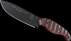 Tops Knives Red Viper Scout Fixed Blade Knife - Survival, Hunting & Outdoor Camping Essential