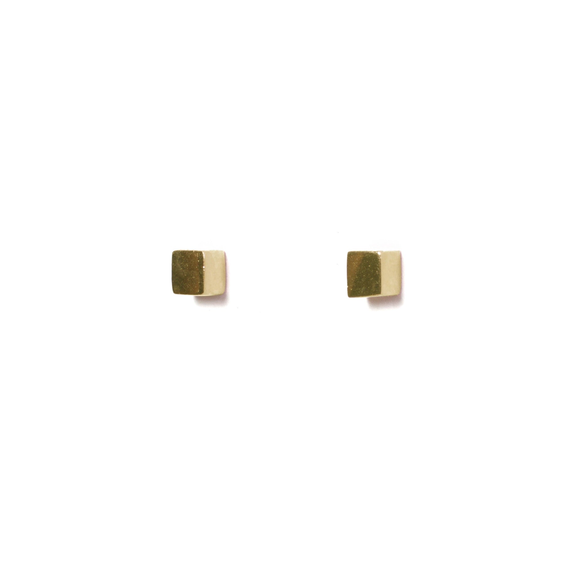 Cube Stud Earrings for Women - Trendy Geometric Stud Earrings for Daily Wear | Perfect for Work, Parties & Casual Outfits