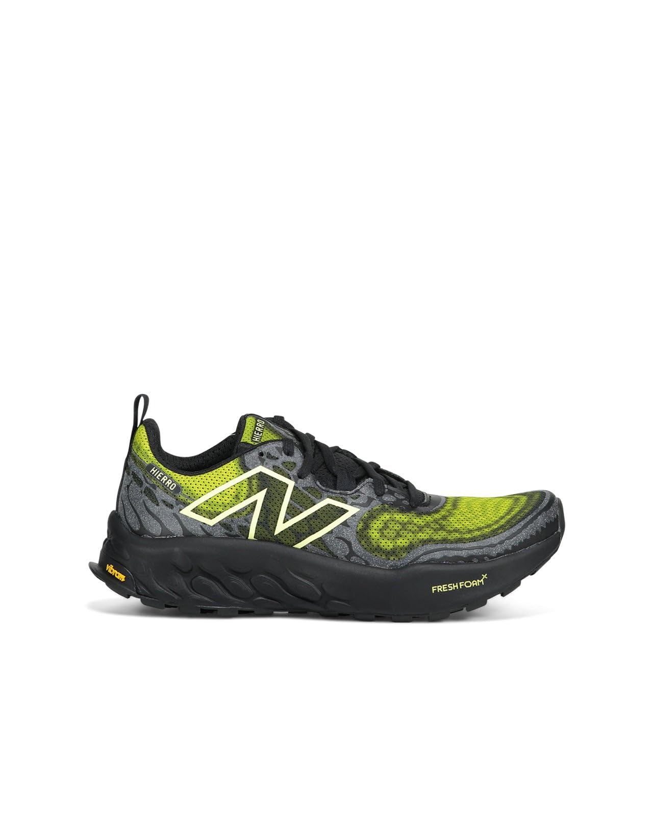 New Balance Men's Fresh Foam X Hierro V8 Trail Running Shoes - Black/Coffee | Lightweight & Durable for Hiking, Outdoor Adventures & Daily Wear