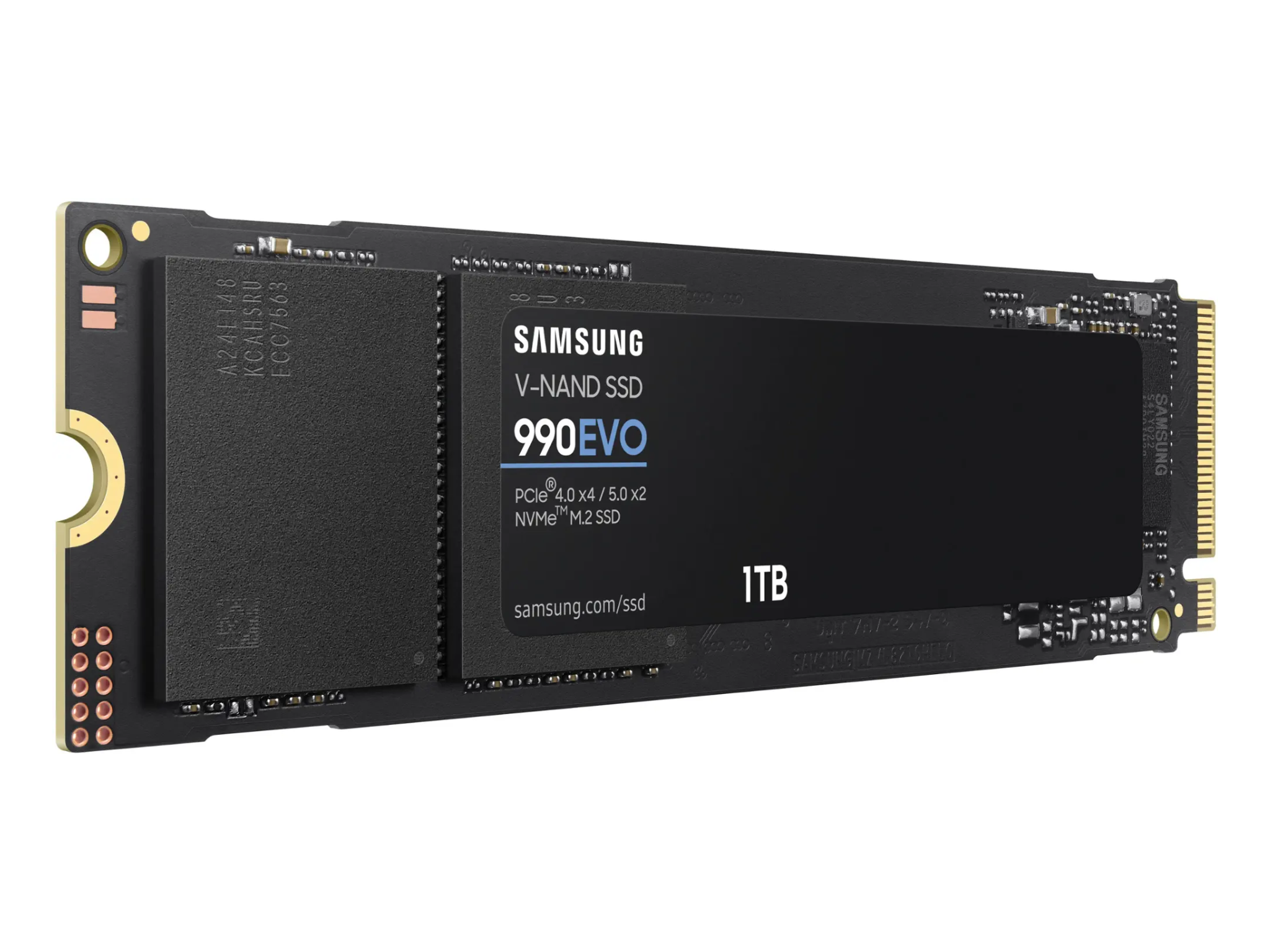 Samsung 990 EVO 1TB SSD - PCIe Gen 4x4 & Gen 5x2 M.2 2280 NVMe Internal Solid State Drive with 5000MB/s Speed - Perfect for Gaming, Video Editing & PC Upgrades