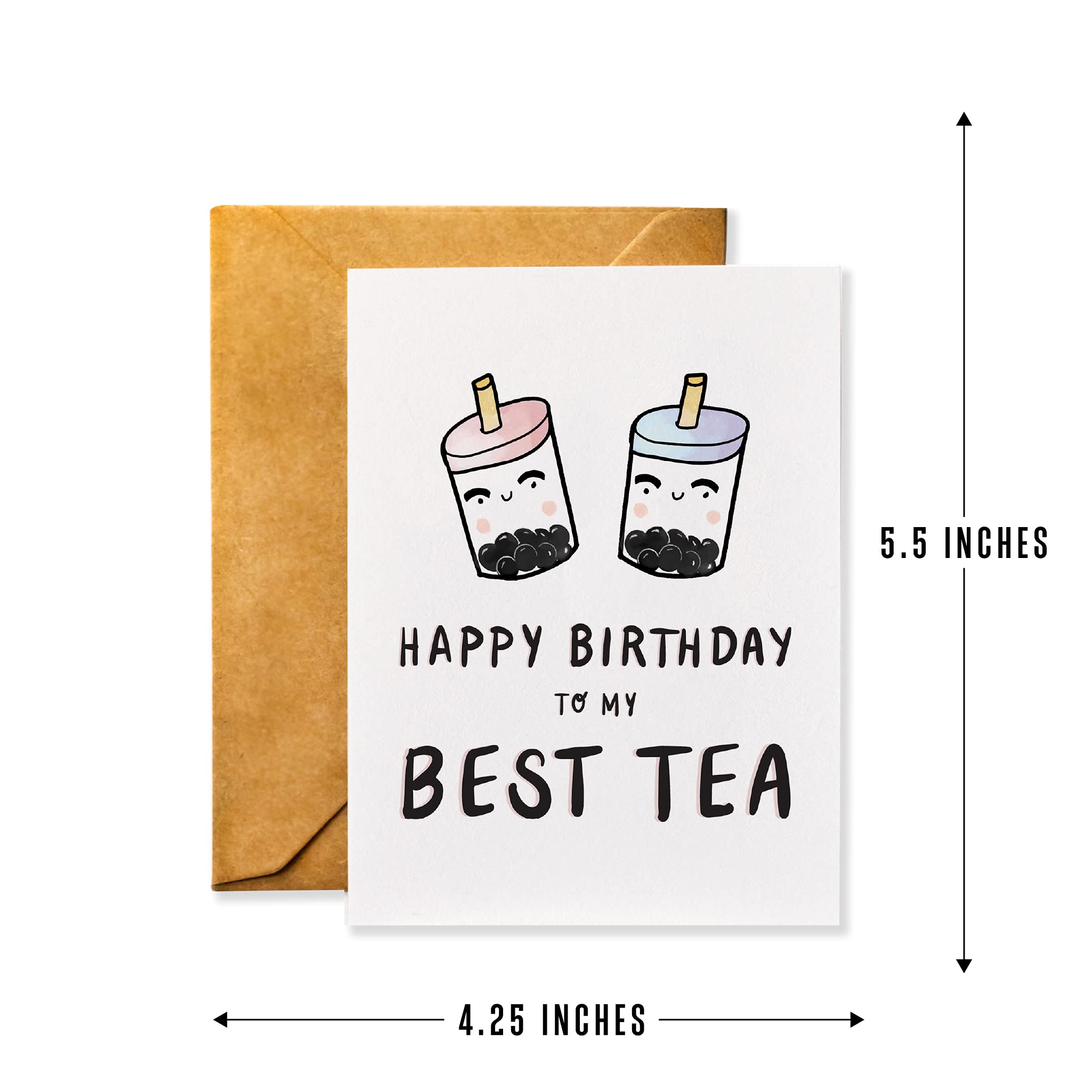 Funny Best Friend Birthday Card - Thoughtful BFF Gift for Sister & Close Friends - Perfect for Birthdays, Anniversaries & Special Occasions