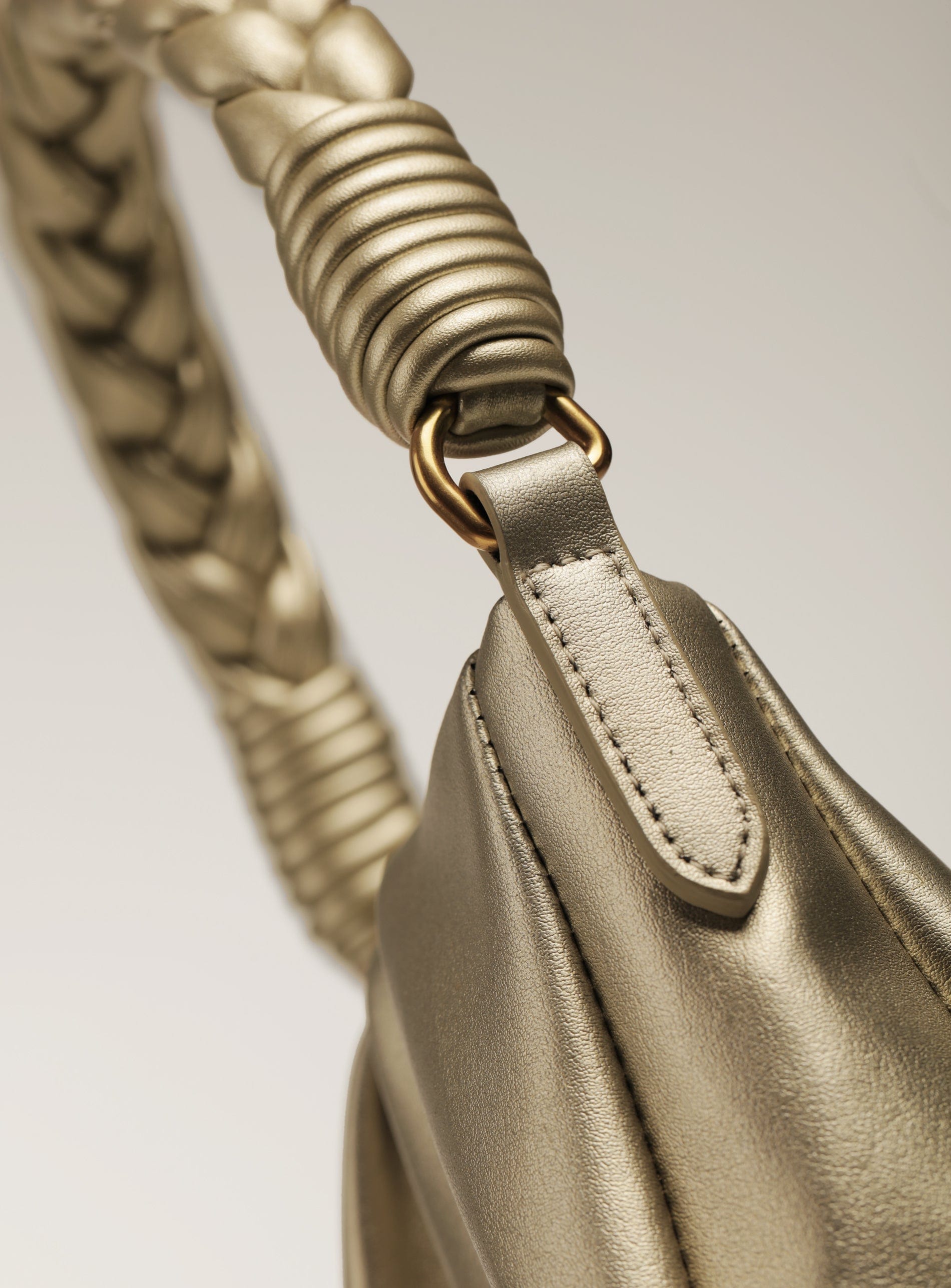 Melody Mini Cactus Leather Crossbody Bag - Metallic Gold Vegan Purse for Women | Perfect for Date Night, Parties & Everyday Use