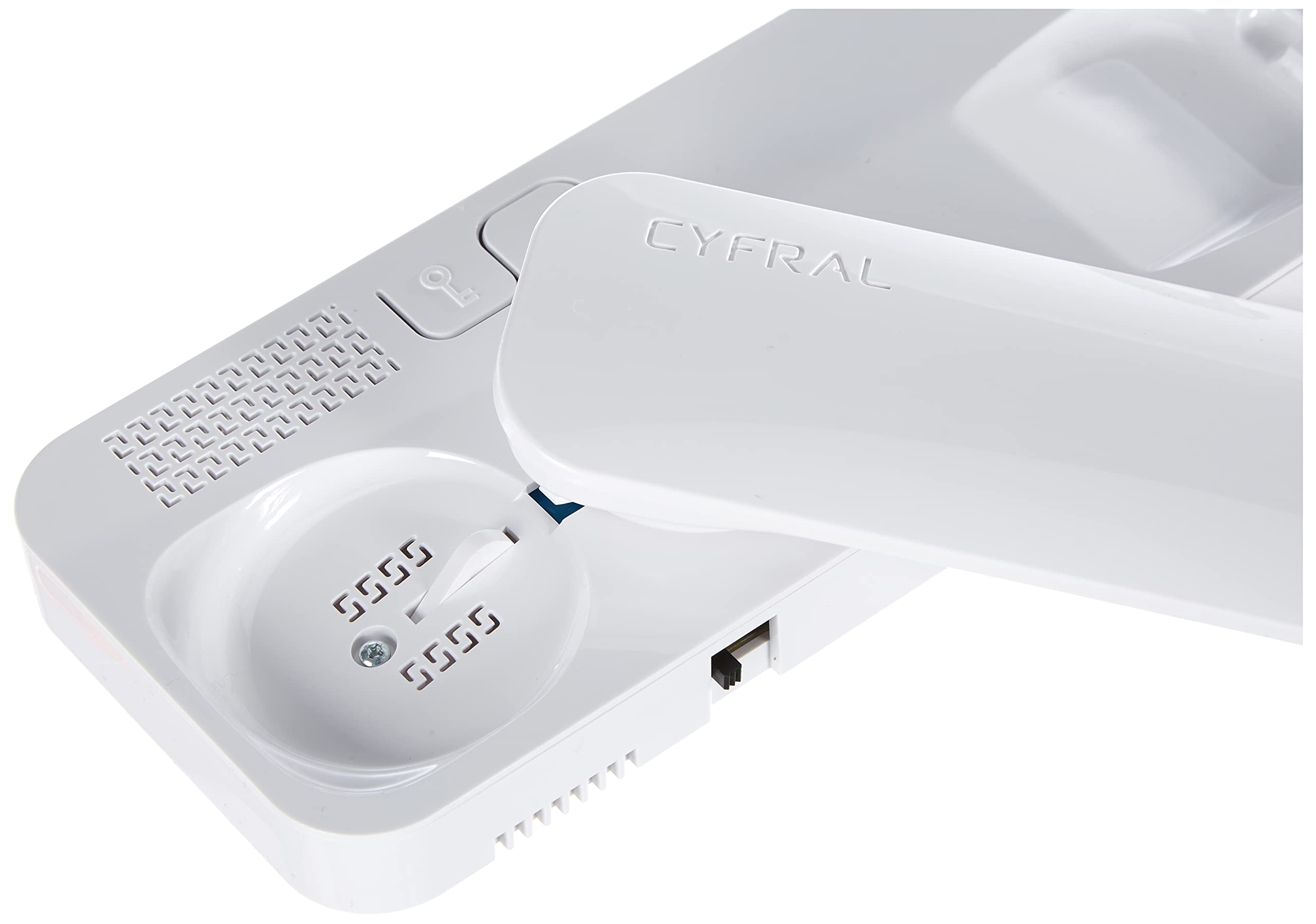 Cyfral Smart5p Smart 5p Intercom System - 4 Plus N Model for Apartments (4,5,6 Wire Installation) in White | Secure Home & Office Communication Solution