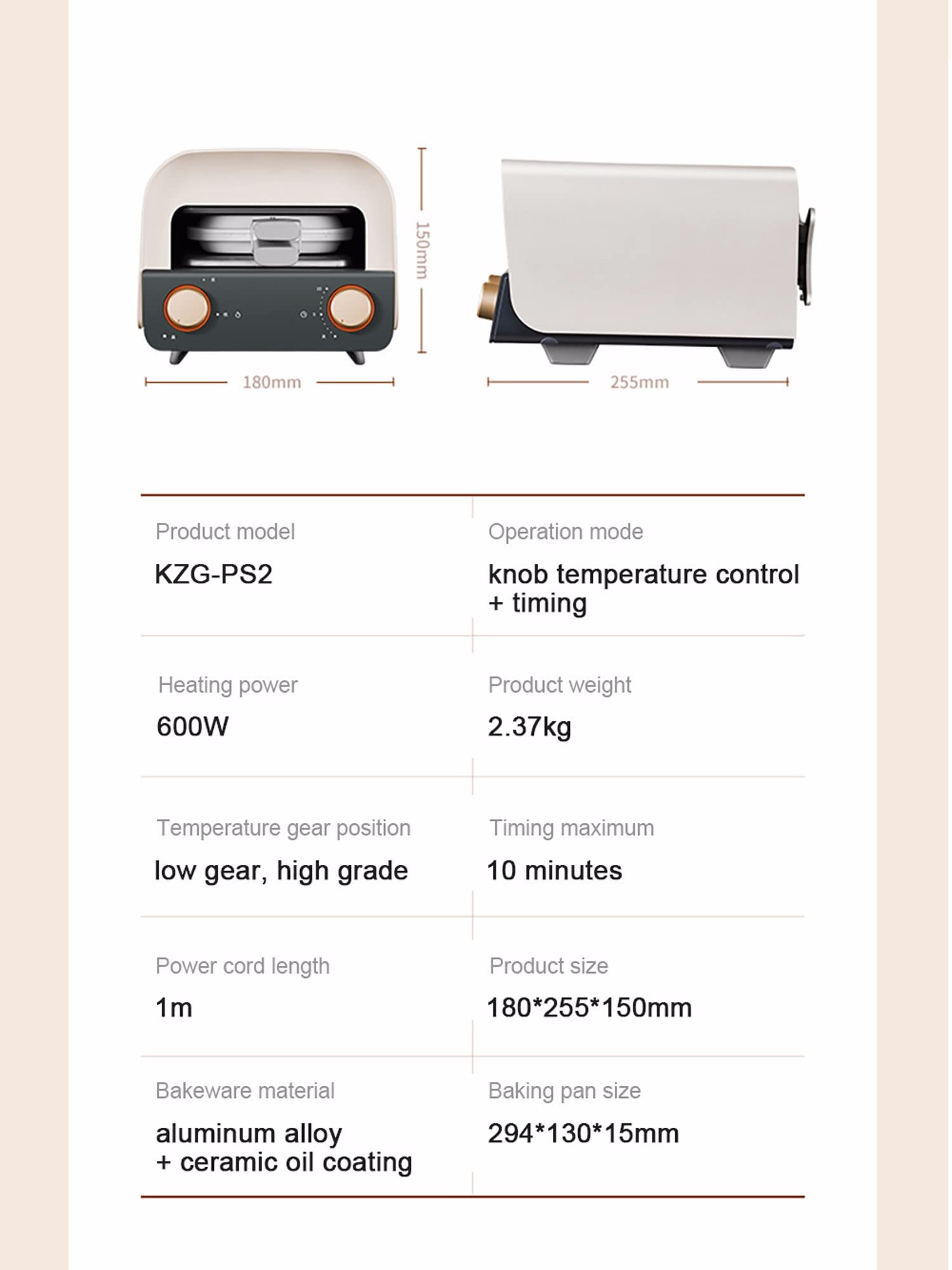 Italian Waffle Maker & Sandwich Press with Removable Non-Stick Plates - Easy to Clean & Use for Breakfast, Brunch, and Family Gatherings