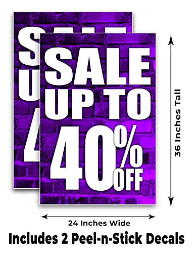 2-pack Vinyl Decals