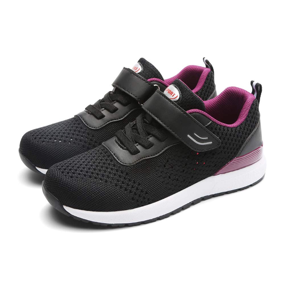 Leader Show Women's Comfortable Non-Slip Walking Shoes for Elderly - Hook & Loop Casual Sneakers with Safety Features | Perfect for Daily Walks, Light Exercise & Senior Activities
