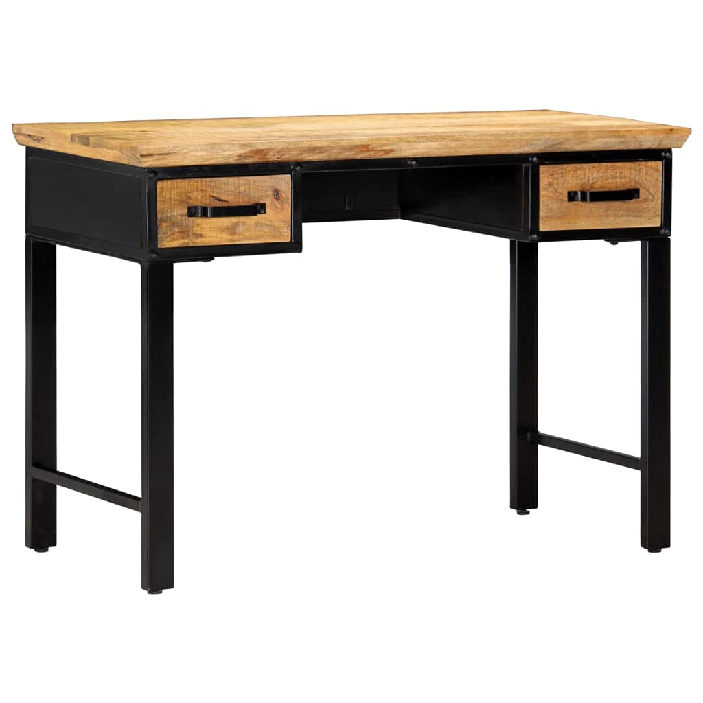 Compact Mango Wood Desk 43