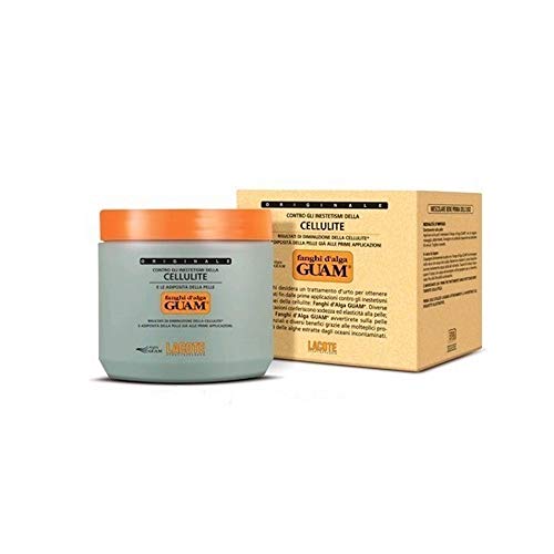 GUAM Anti-Cellulite Body Wrap - Original Formula Seaweed Treatment for Legs & Thighs (500g) | Professional Cellulite Reduction | Spa & At-Home Body Contouring | By Guam Beauty