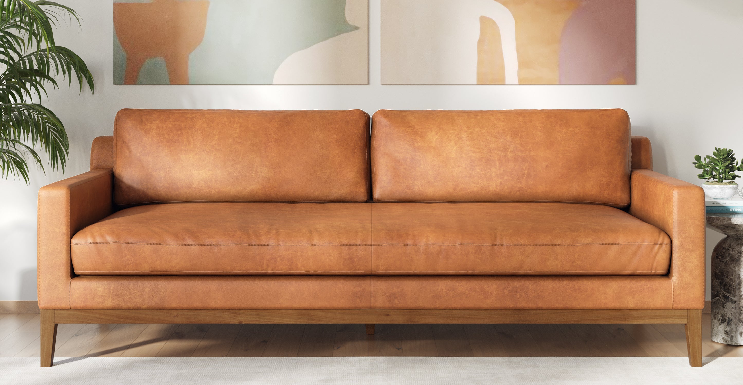 Zyon Sofa - Modern Comfortable Couch for Living Room, Bedroom & Office - Stylish Home Furniture for Relaxing & Entertaining
