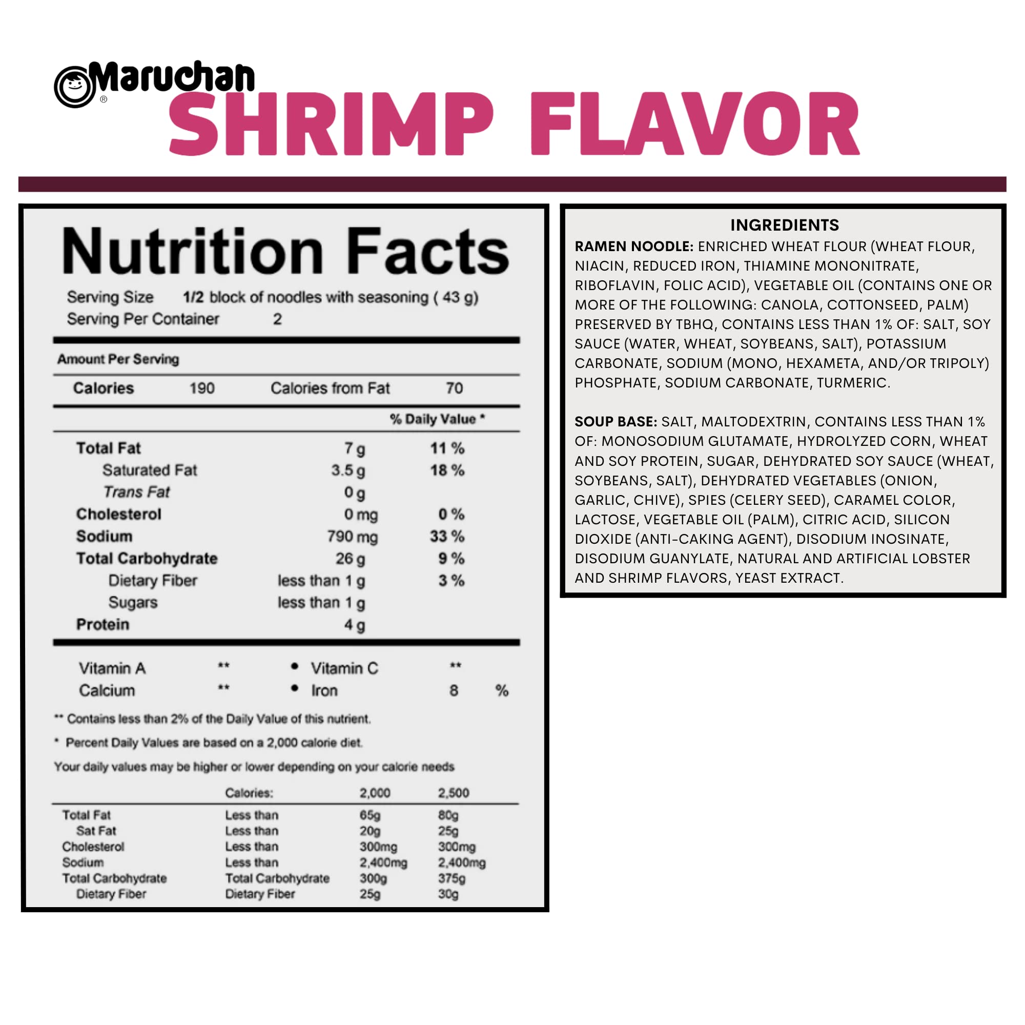 Ja’Cor Instant Ramen Noodles Soup - Shrimp Flavor (3 oz, 12 Pack) | Quick Lunch, Snack & On-the-Go Meal | Includes Free Reusable Chopsticks | Perfect for Office, Dorm & Travel