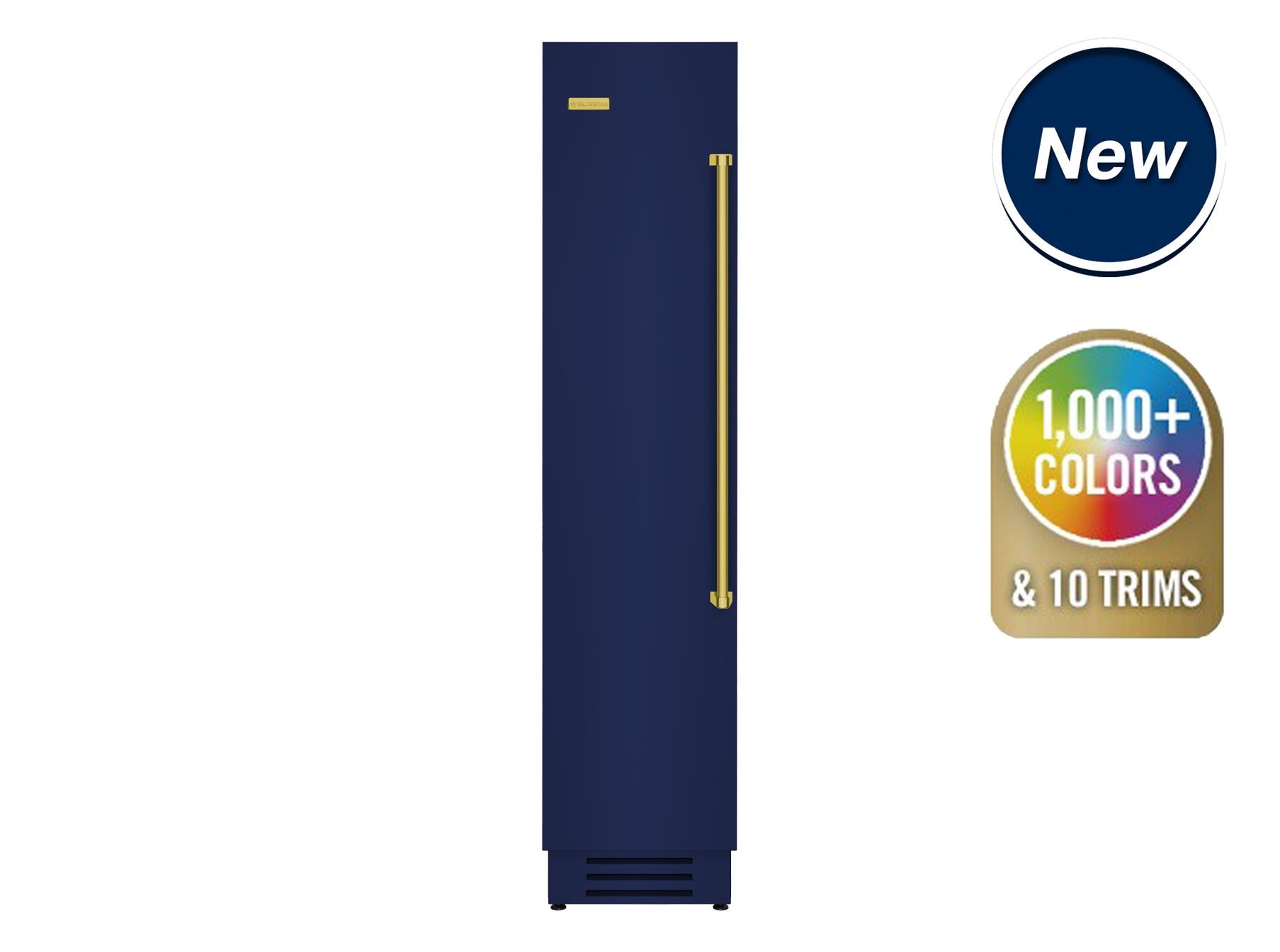 Bluestar BIF18L0 18 Column Commercial Freezer - Left Swing Door, Energy Efficient Upright Freezer for Restaurants, Grocery Stores & Food Service Businesses