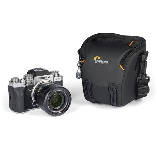 Lowepro Adventura TLZ20 III Top Loading Shoulder Bag for DSLR Camera - Compact & Durable Black Camera Bag - Perfect for Travel, Hiking & Everyday Photography