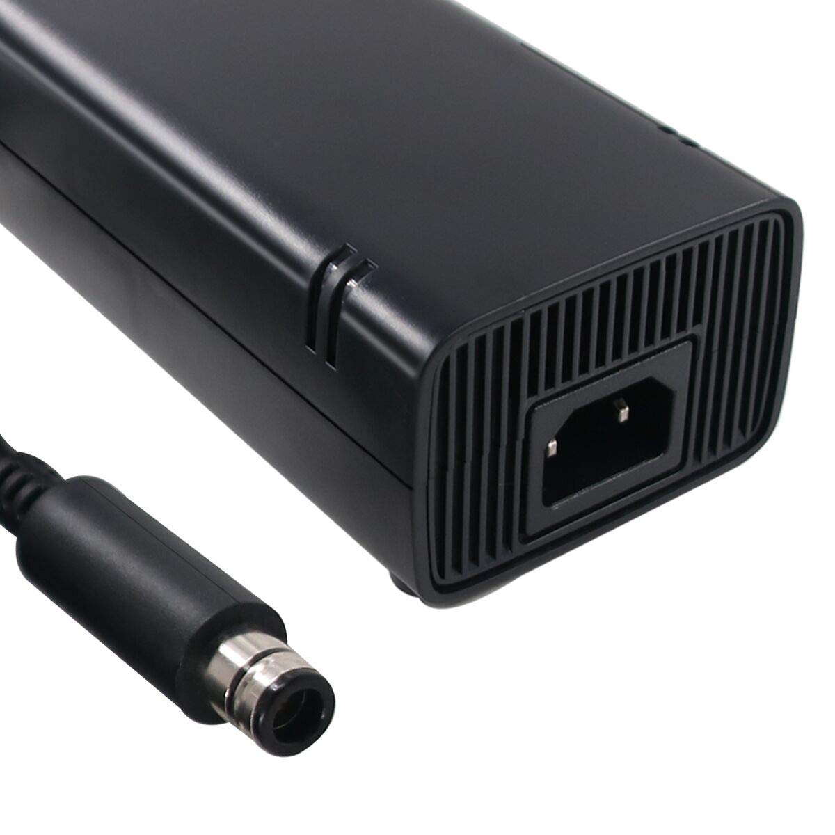 Original Xbox 360 E Power Supply Replacement - AC Adapter Charger Cord for Xbox 360 E Console - Perfect for Gaming at Home or On-the-Go
