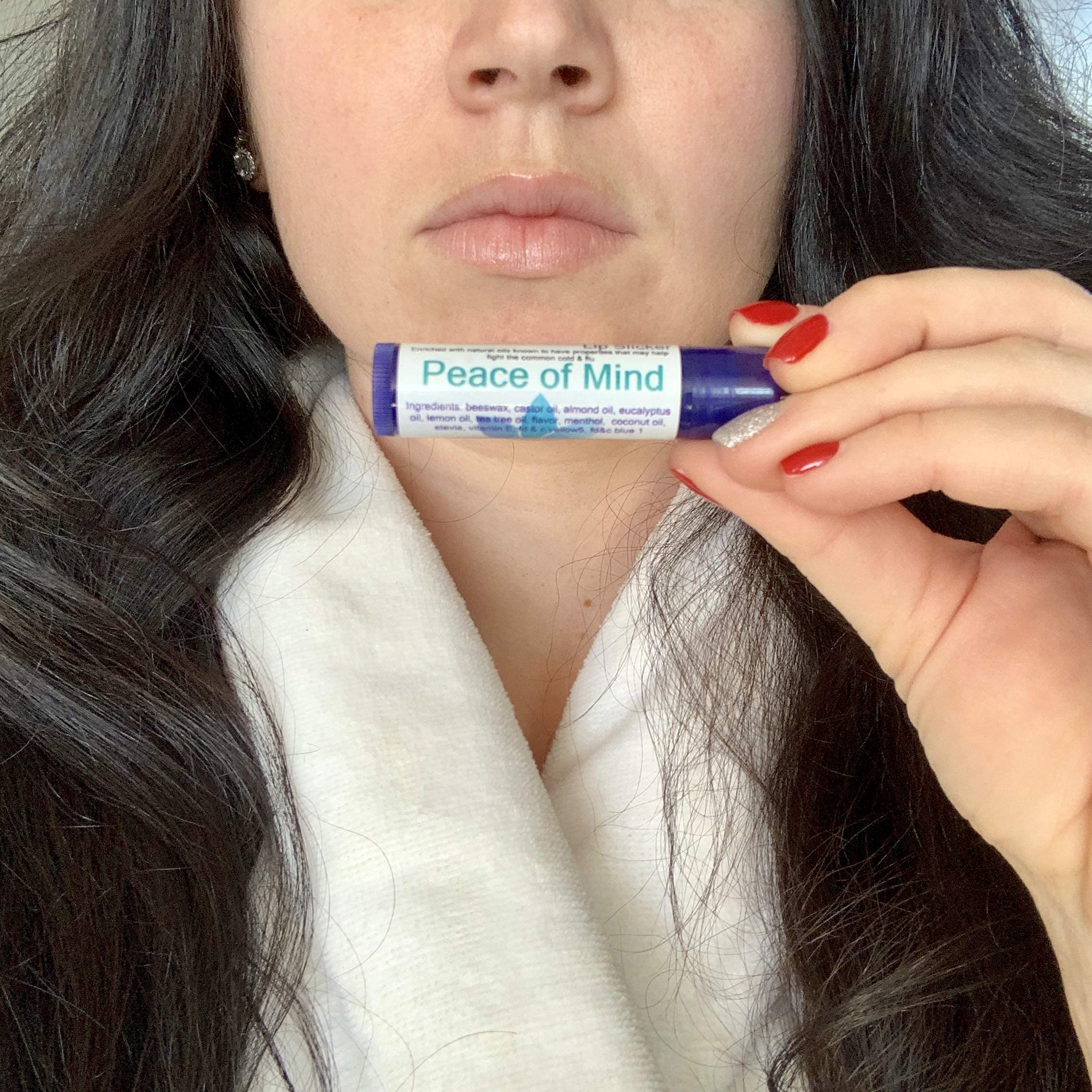 Diva Stuff Cold Kicker Lip Slicker - Soothing Menthol Lip Balm with Nourishing Formula, Peace of Mind Flavor | Hydrating Lip Care for Dry, Chapped Lips - Perfect for Winter, Outdoor Activities & Daily Moisturizing