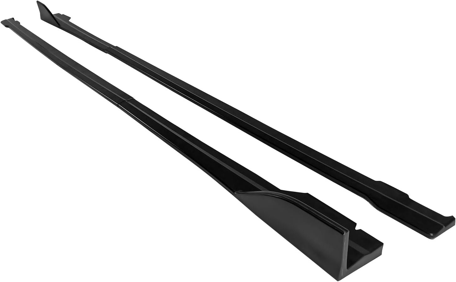 2022-2025 Subaru WRX D-Style Matte Black Side Skirt Extensions - 4PC Unpainted PP Side Skirts for Enhanced Aerodynamics & Sporty Look - Perfect for Car Enthusiasts & Performance Upgrades