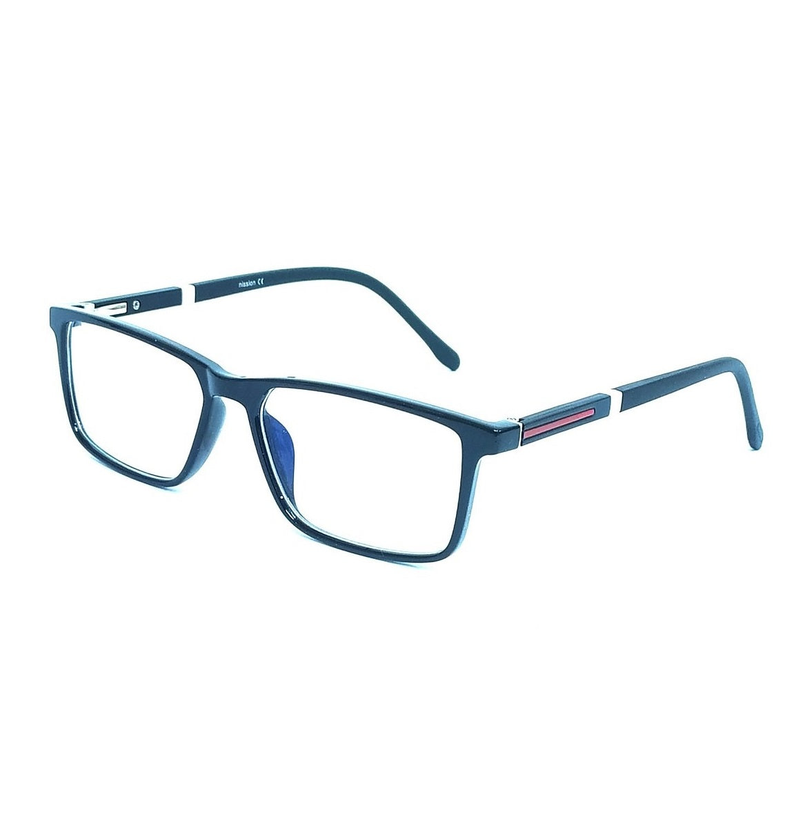 Blue Light Blocking Computer Glasses - Rectangle Anti Glare Glasses for Screen Time & Digital Eye Strain Relief - Perfect for Office Work, Gaming & Online Classes
