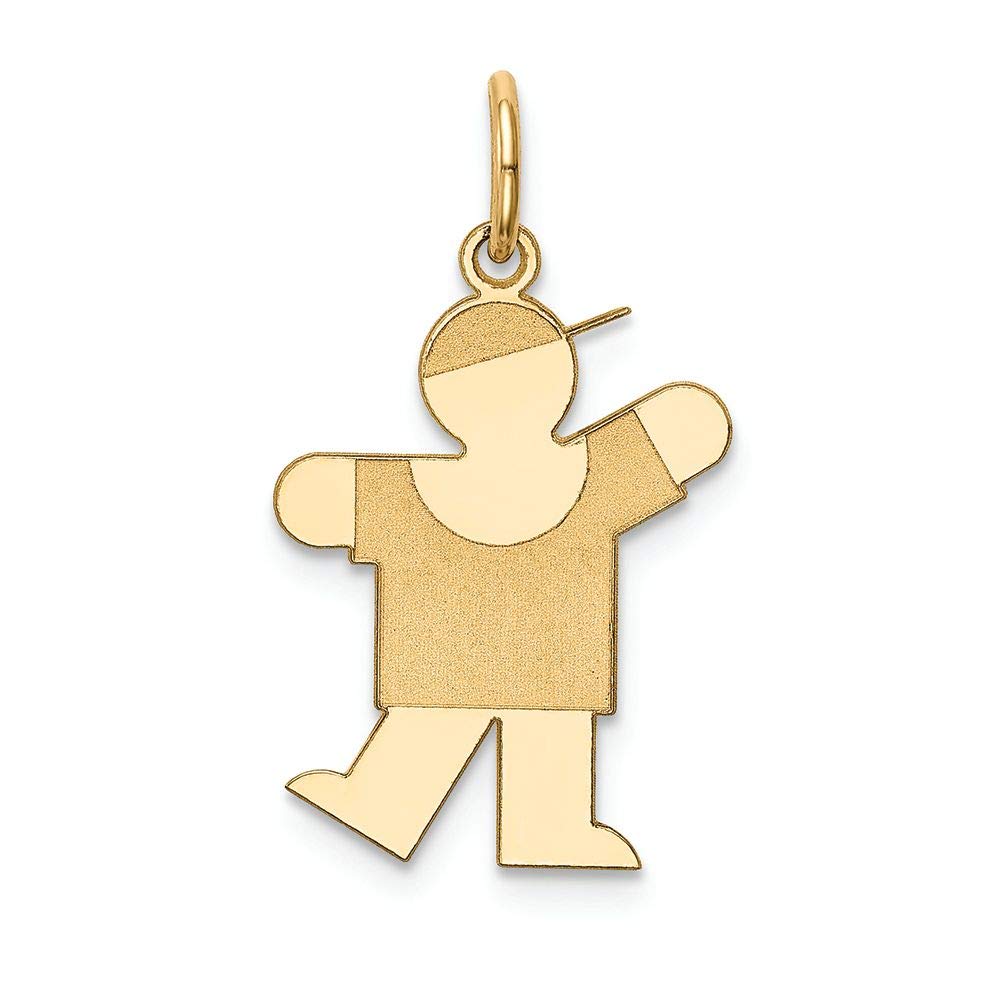 FJC Finejewelers 14k Yellow Gold Kids Charm Pendant - Perfect Gift for Birthdays, Baby Showers & Special Occasions