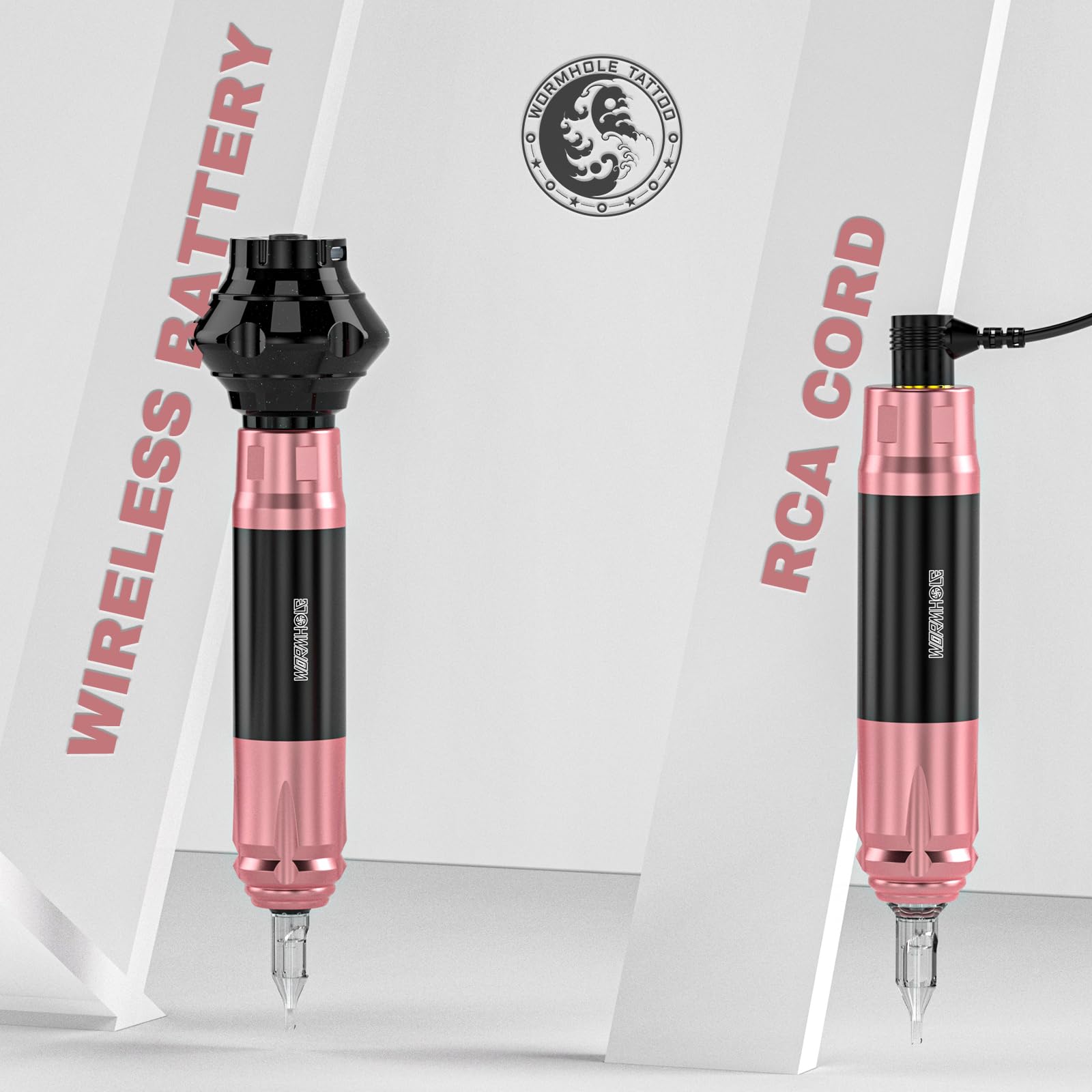 Wireless Tattoo Kit with 1,050mAh Battery - Professional Tattoo Gun Machine & Pen Set for Artists - Perfect for Home, Studio, and Travel Tattooing (WTK256)