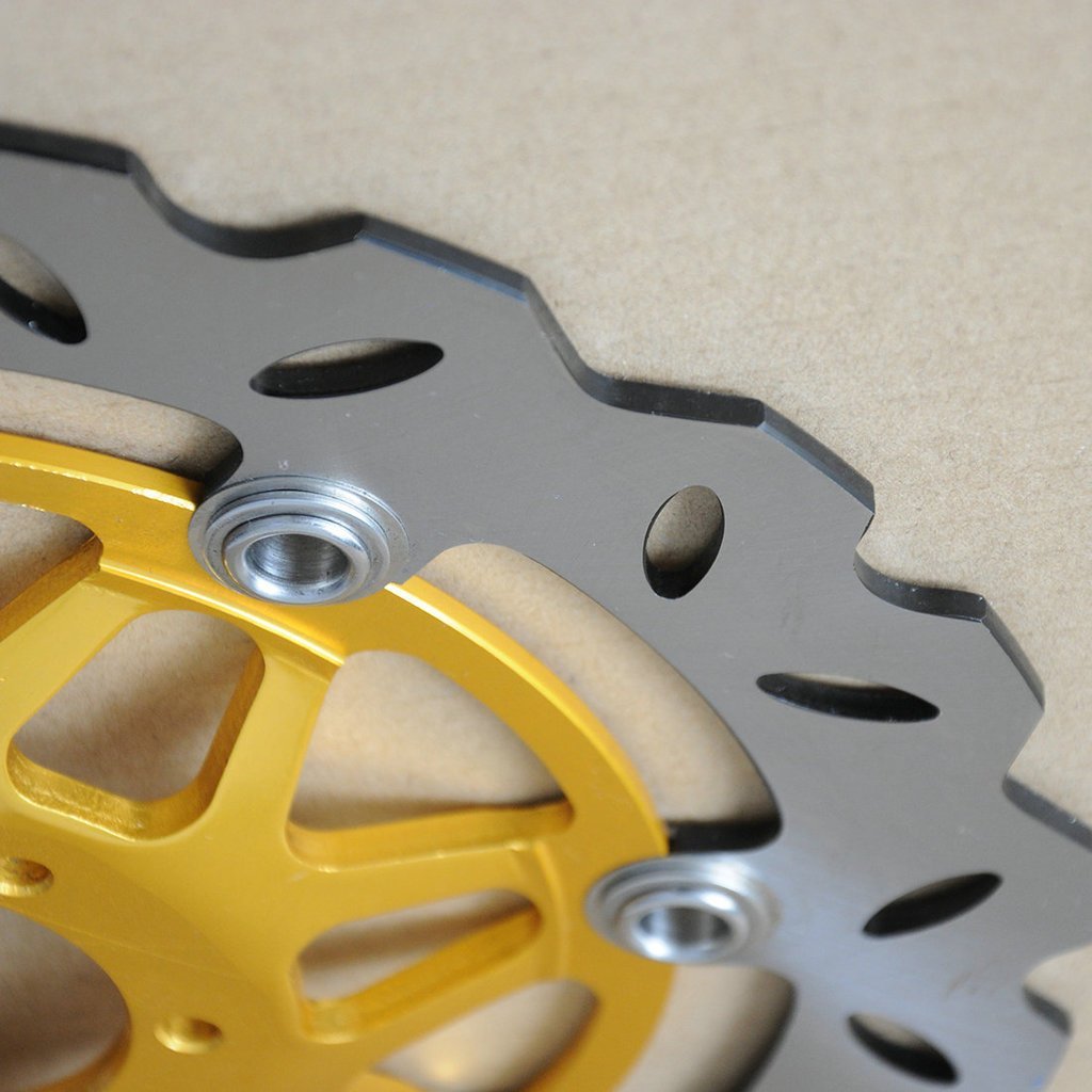 Honda CBR600 1999-2000 VFR800 CBR900 1992-1993 XL1000 Front Brake Rotor Disc Pair - High Performance Motorcycle Brake Discs for Improved Stopping Power & Safety - Perfect for Street Riding, Racing & Daily Commuting