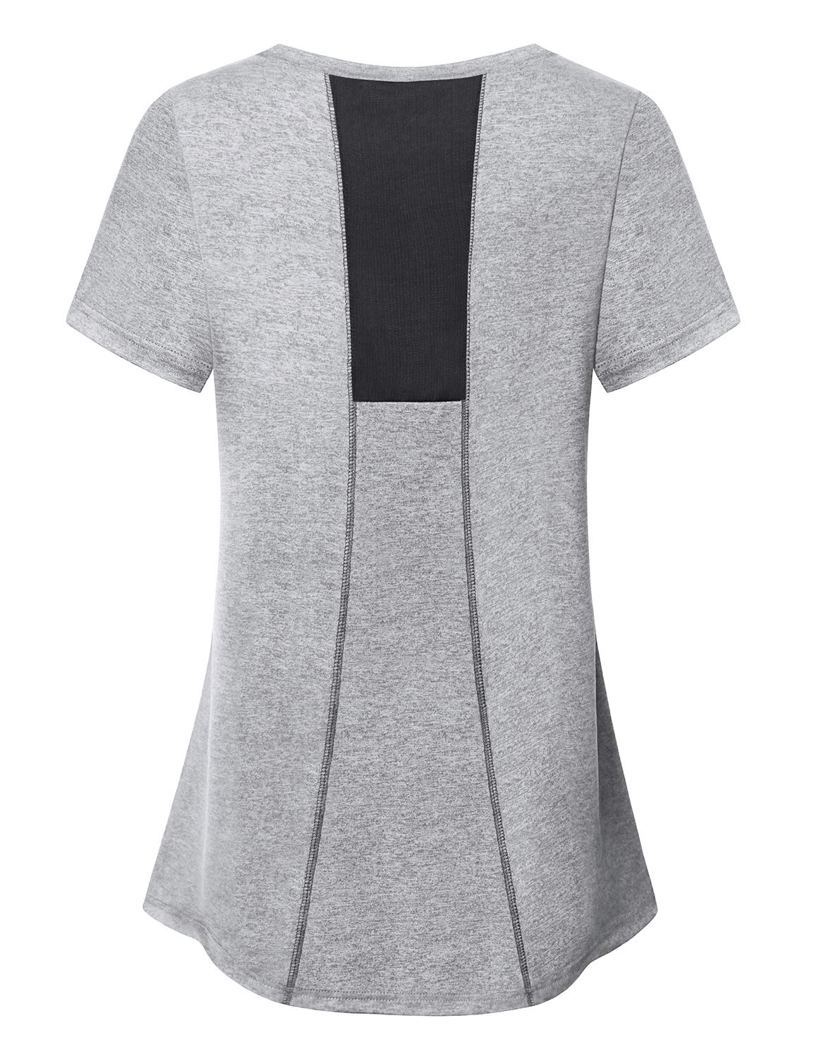 MOQIVGI Women's Short Sleeve Workout Tops - Breathable Running Yoga Shirts for Women, Gym Fitness Activewear, Casual Athletic Tees for Exercise & Daily Wear