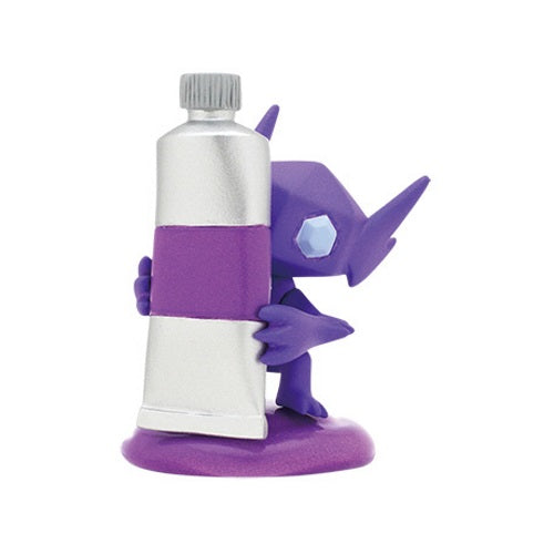 Pokemon Kitan Club Palette Purple Collection 2.5 Inch Mini Figure - Rare Cute Pokemon Figures for Collectors, Kids Gifts & Desk Decor