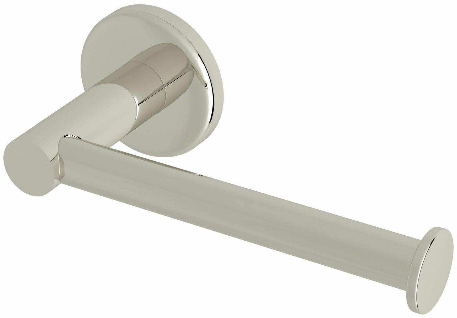Stainless Steel Single Post Toilet Paper Holder - Bathroom Tissue Roll Stand with Modern Design for Home & Office Use - Perfect for Bathroom, Vanity, and Guest Room Organization