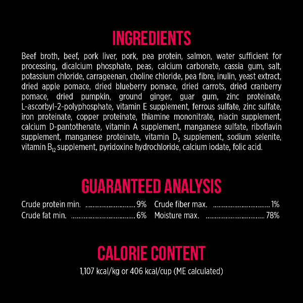 Nutrience SubZero Prairie Red Pate Canned Dog Food - High Protein Grain-Free Wet Food for Adult Dogs - Perfect for Picky Eaters & Sensitive Stomachs - Ideal for Home Feeding & Travel Use