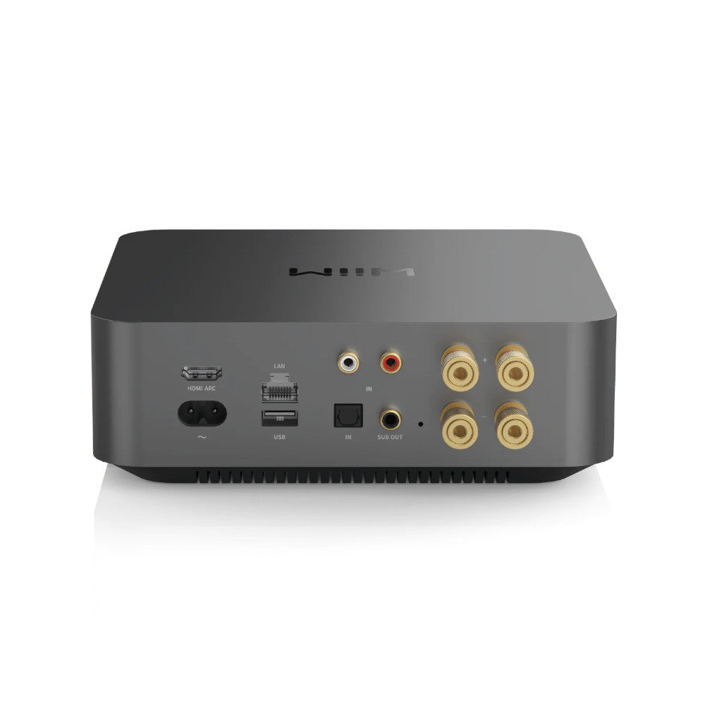 WiiM Amp Pro Wireless Streaming Amplifier - Hi-Fi Audio Receiver with Bluetooth, AirPlay 2, and Multi-Room Support for Home Theater & Music Listening