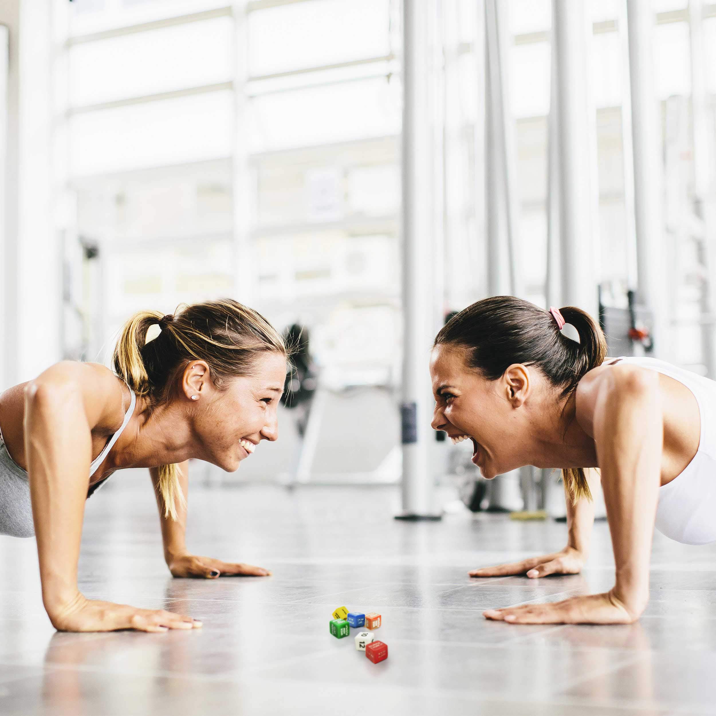 Quick Sweat Fitness Dice - Bodyweight Exercise Workout Game for Home & Gym | Military-Designed Fat Burning & Muscle Building Workout | No Equipment Needed with Video Guide | Perfect for HIIT, Yoga & Family Fitness Activities
