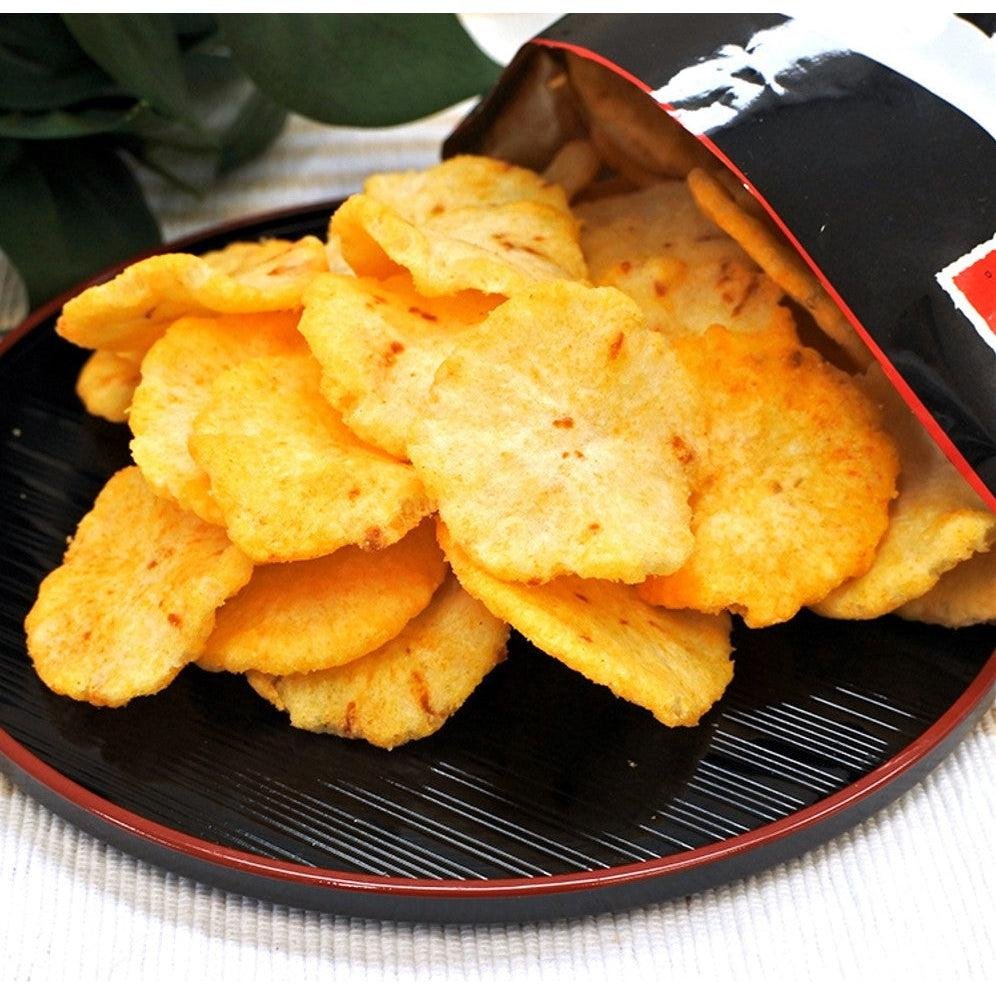 Nanpudo Ishigakijima Rayu Chili Oil Spicy Chips 60g (Pack of 5) - Japanese Spicy Snack for Parties, Gifts & Asian Food Lovers